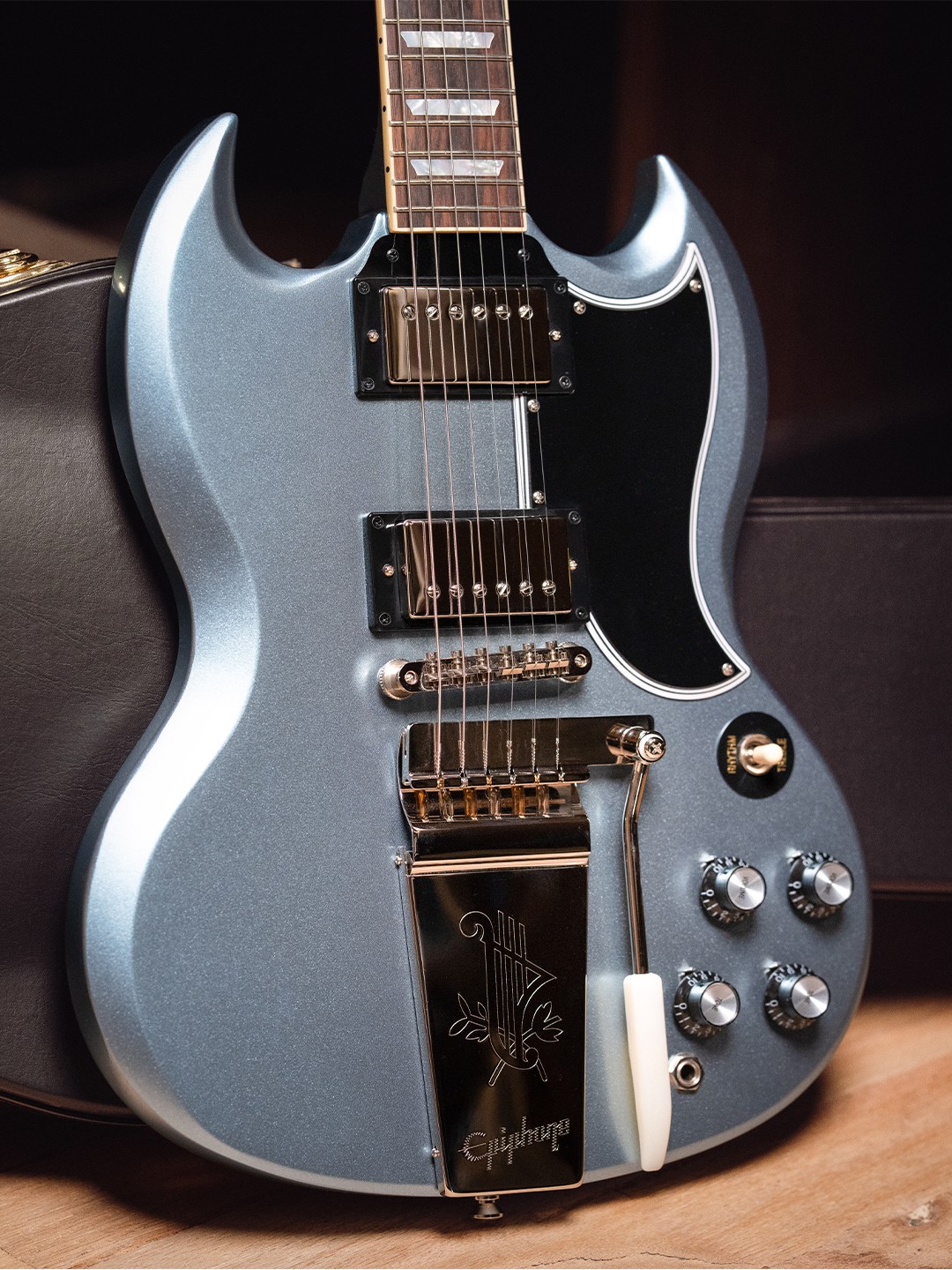 Epiphone SG Custom マエストロ Pelham Blue An Exclusive Inspired by Gibson Custom reissue of one of the most