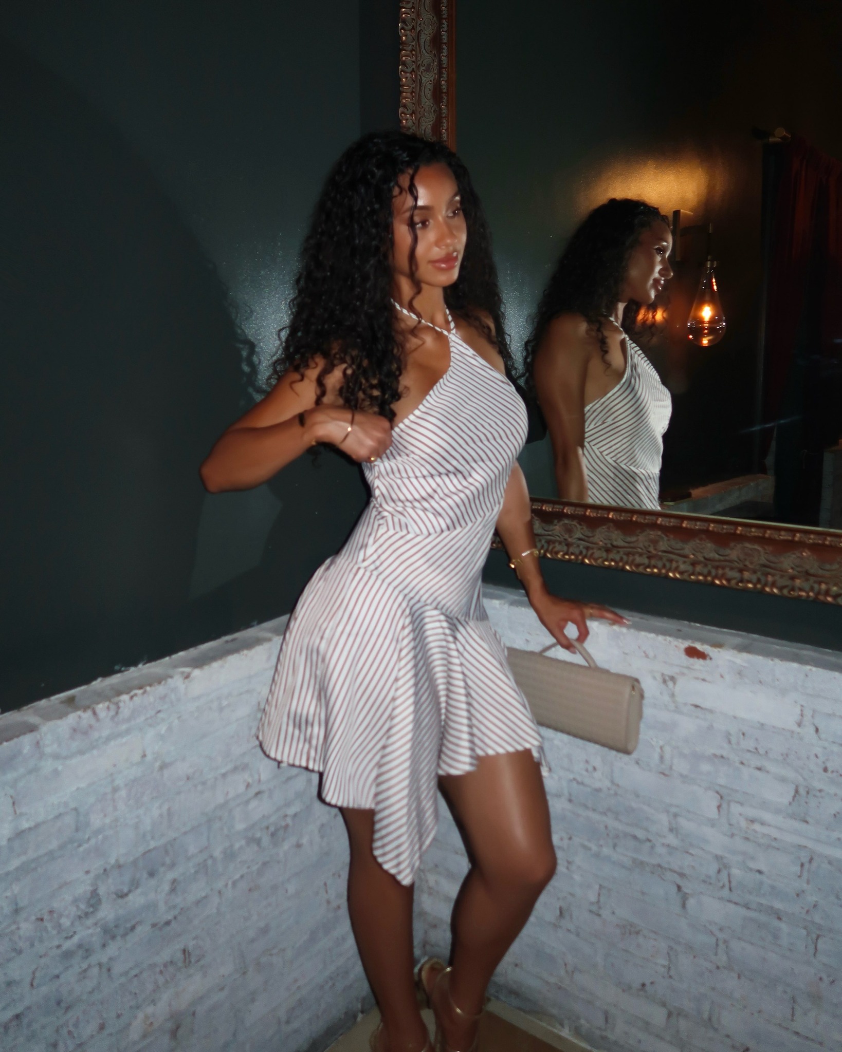 summer dress linen Slip Women sale coverup Name/Description:Kyra Custom - Halter Gown w 3D Florals length piece is complete Big & Tall Traveler®