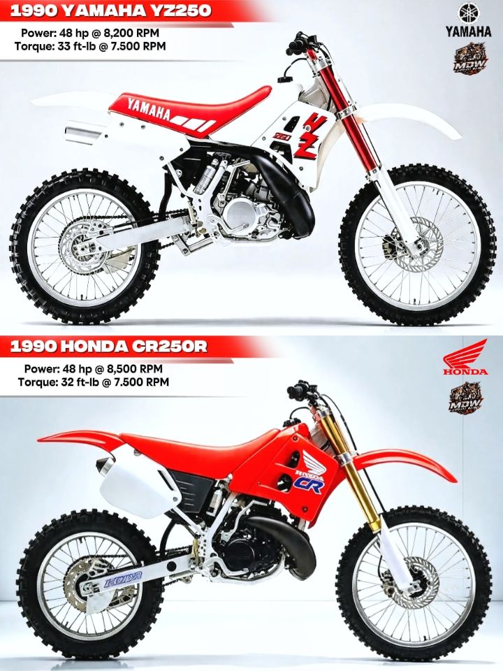 1989 Two-Stroke Legends: YZ490 vs CR250R — Which One Rules? Back