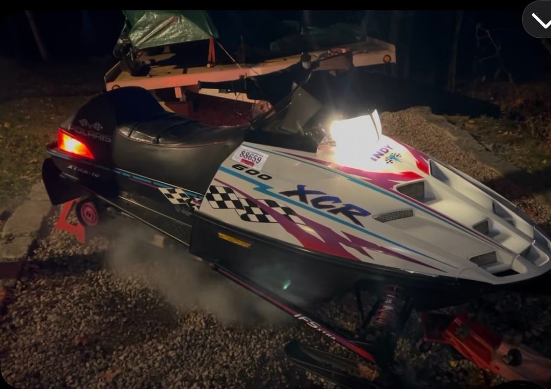 What is the selling price range for a 1997 Polaris XCR 600 triple?