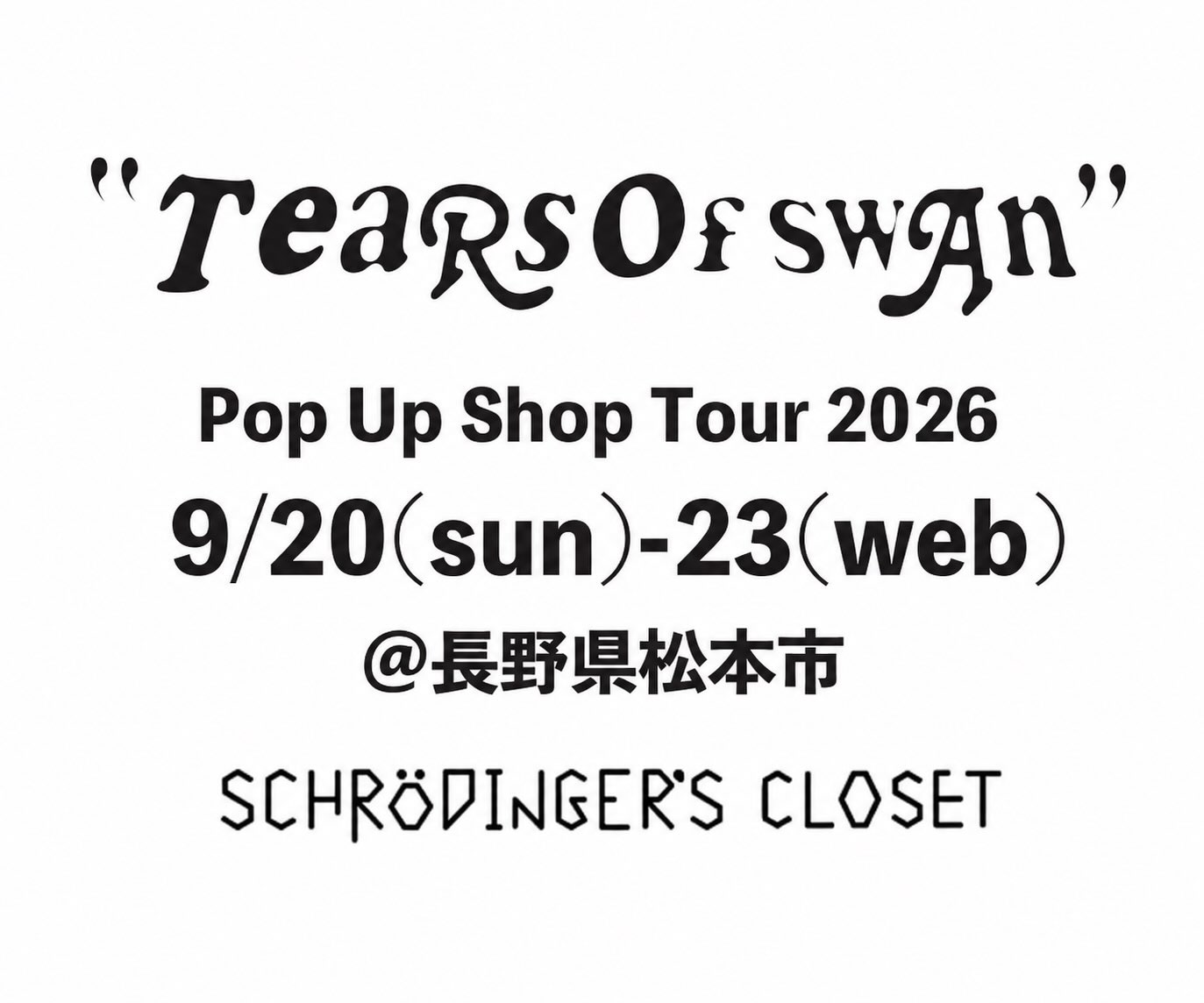 TEARS OF SWAN 氣志團 バック Tears of Swan (@tears.of.swan) • Facebook
