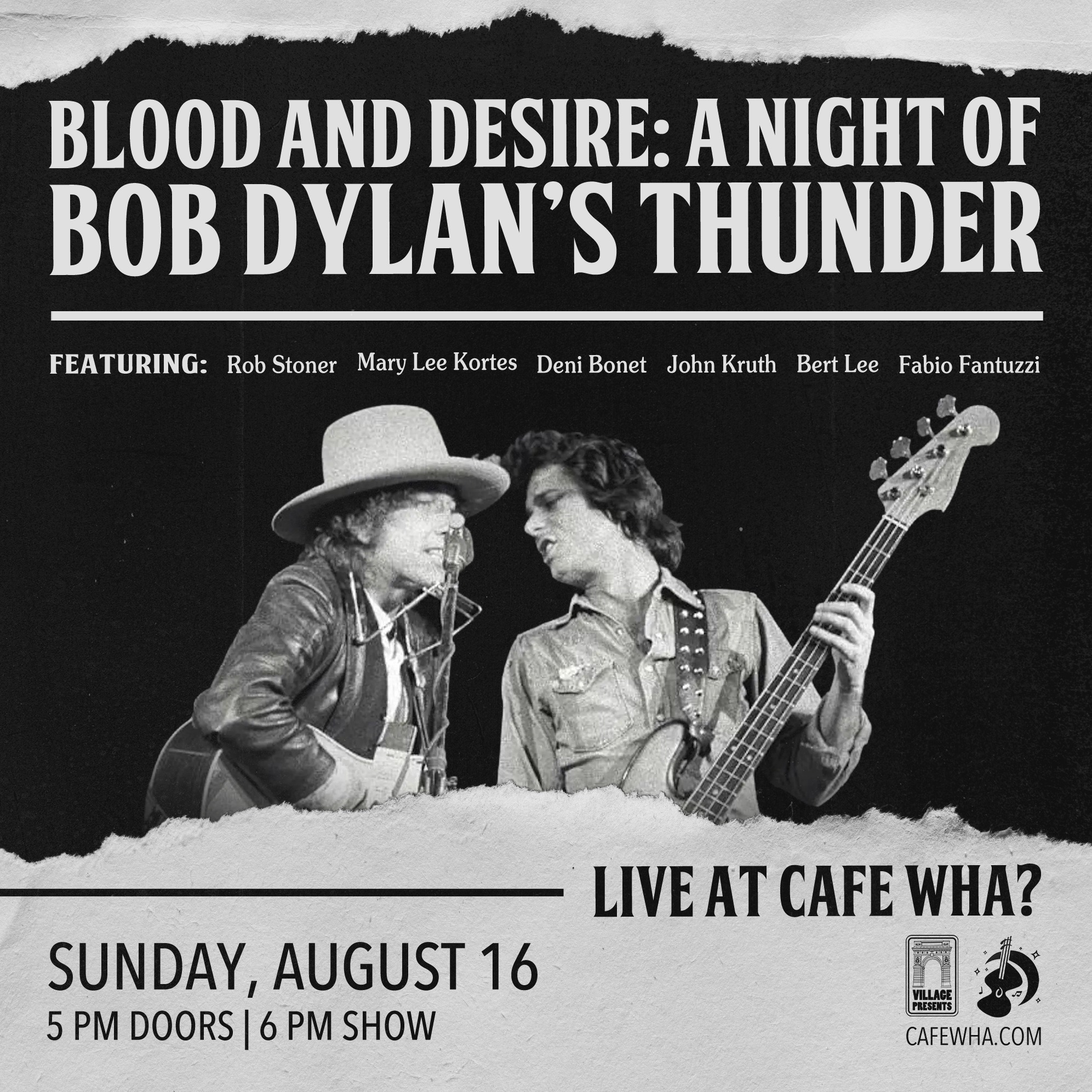 In 1975, Bob Dylan launched the Rolling Thunder Revue, creating