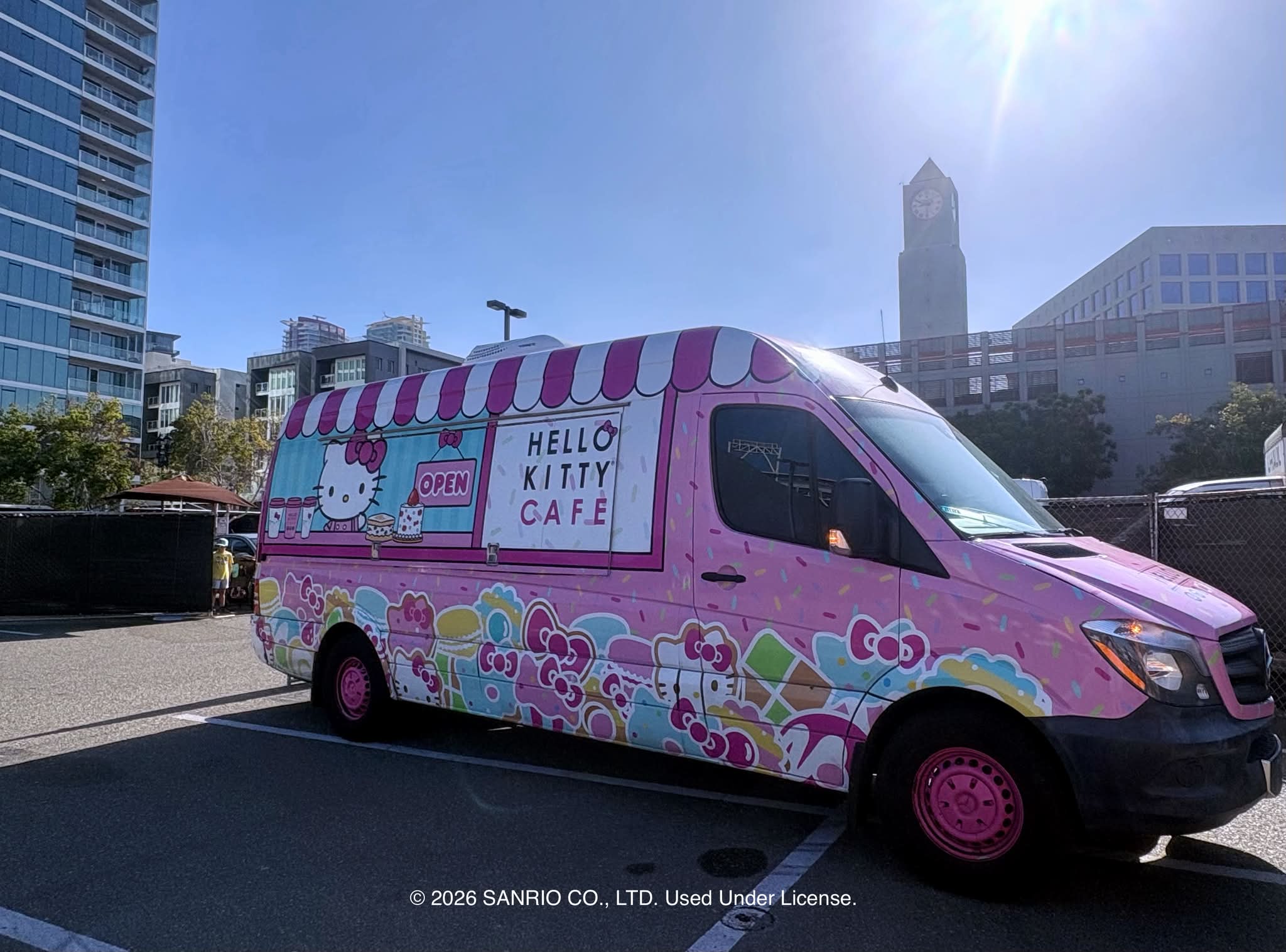Hello #SDCC2026! The #HelloKittyCafeTruck is here at #SanDiego