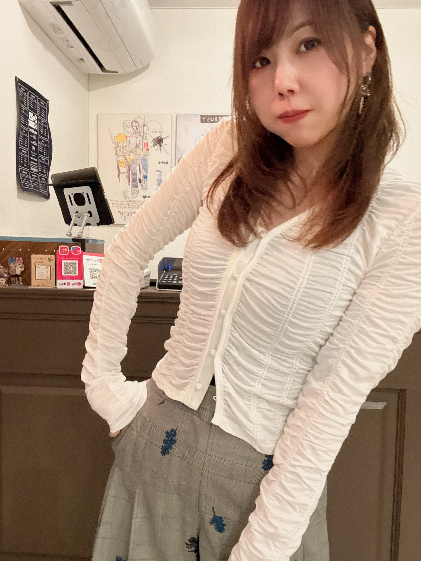 AMERI new 2WAY GATHER CUT TOP 前後2WAYで着れちゃう肌触りが柔らかな