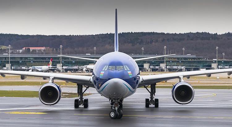 BAKU 8 / Airbus #A340-600 Azerbaijan Airlines - AZAL in #Zurich