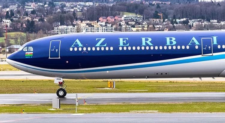 BAKU 8 / Airbus #A340-600 Azerbaijan Airlines - AZAL in #Zurich