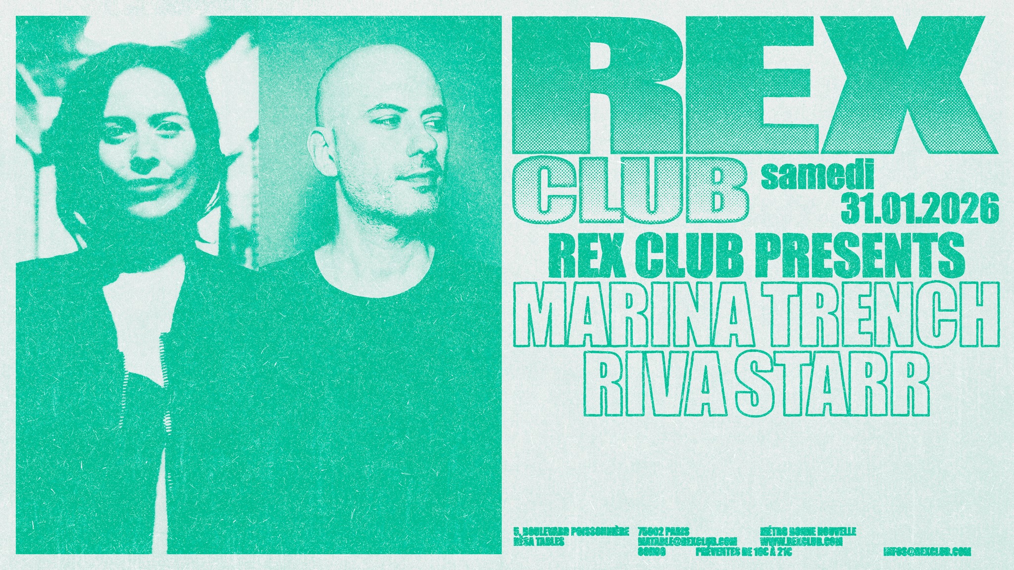 Rex Club presents: Marina Trench & Riva Starr