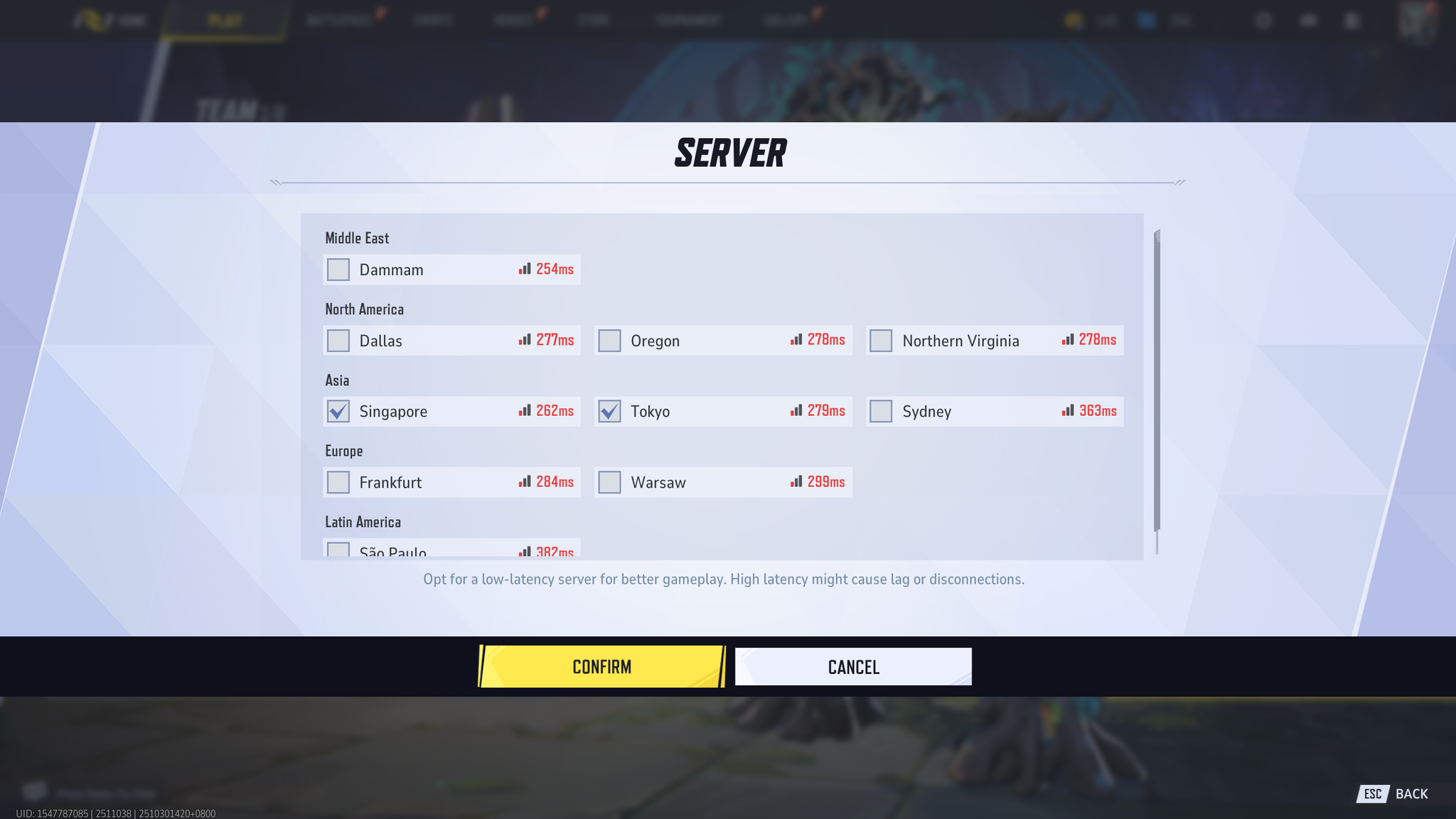 MARVEL RIVALS | anyone else experiencing 240ms ping in singapore same ...