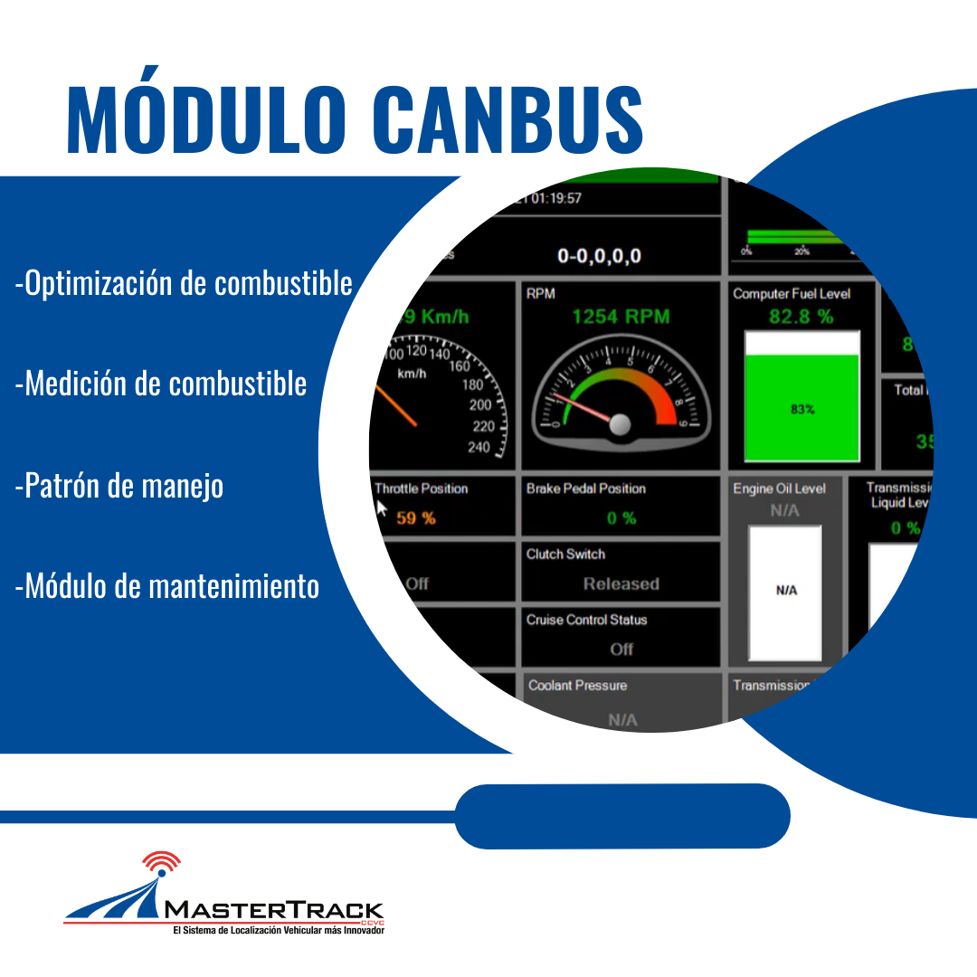MasterTrack GPS - 🚛📊 Módulo CanBus ¿Qué datos nos arroja?...