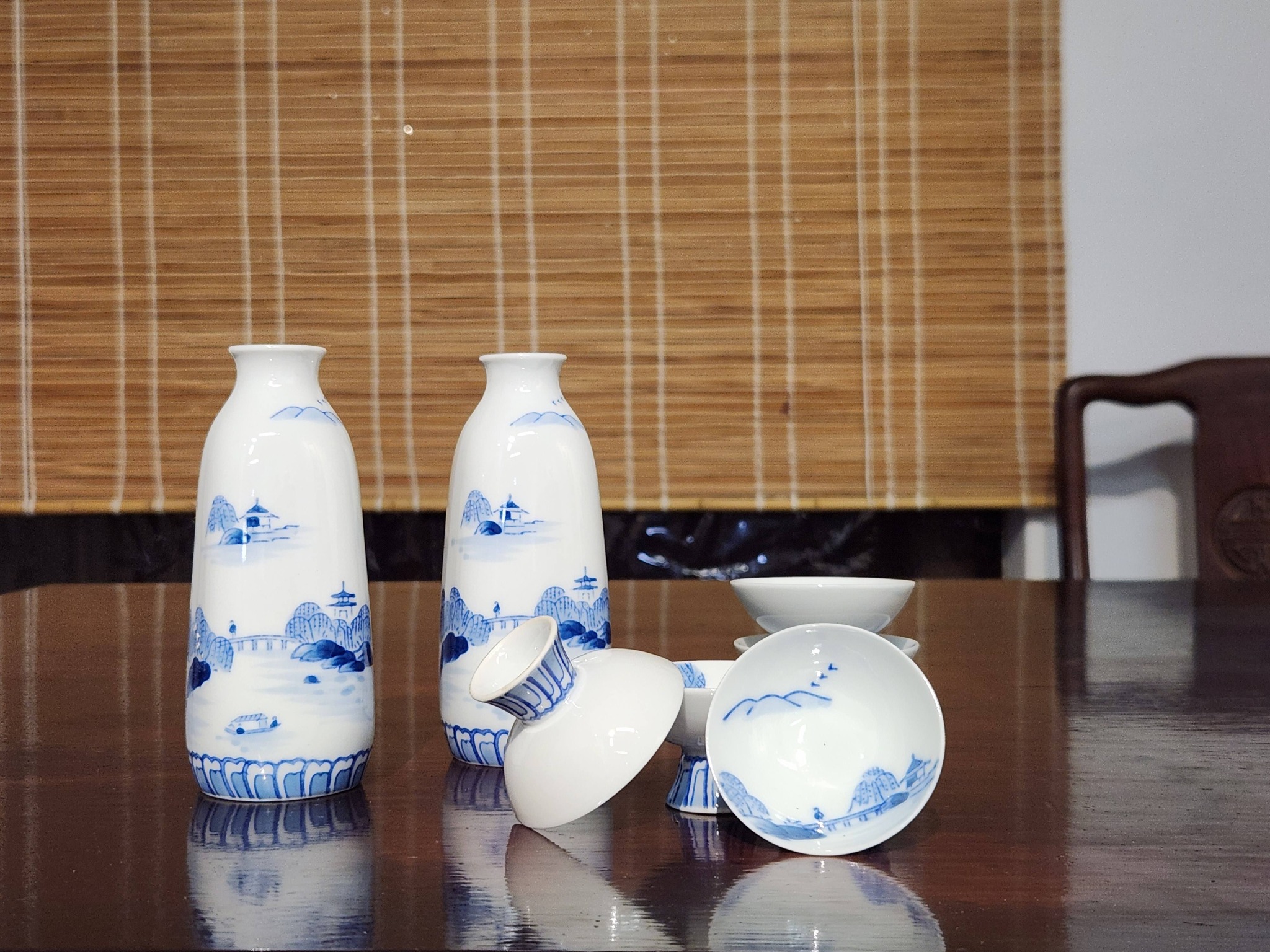 深川制瓷青花清酒酒具一套RM58