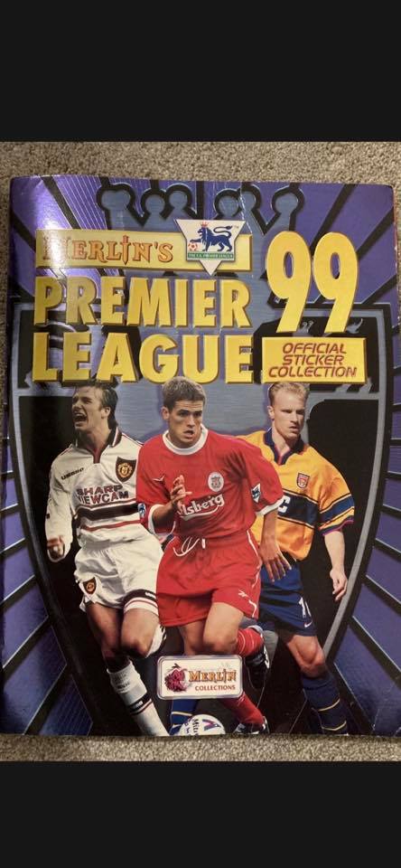 90s Premier League evocative stickers!!