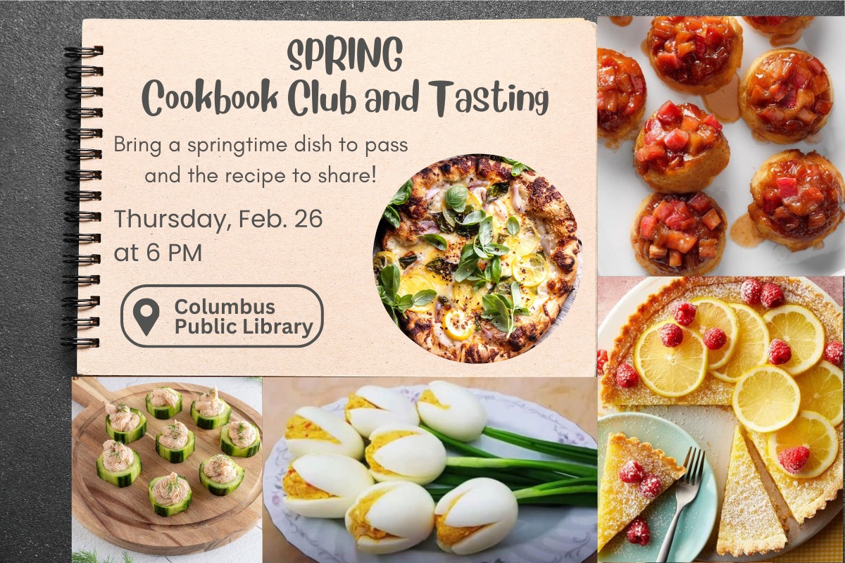Spring Cookbook Club and Tasting