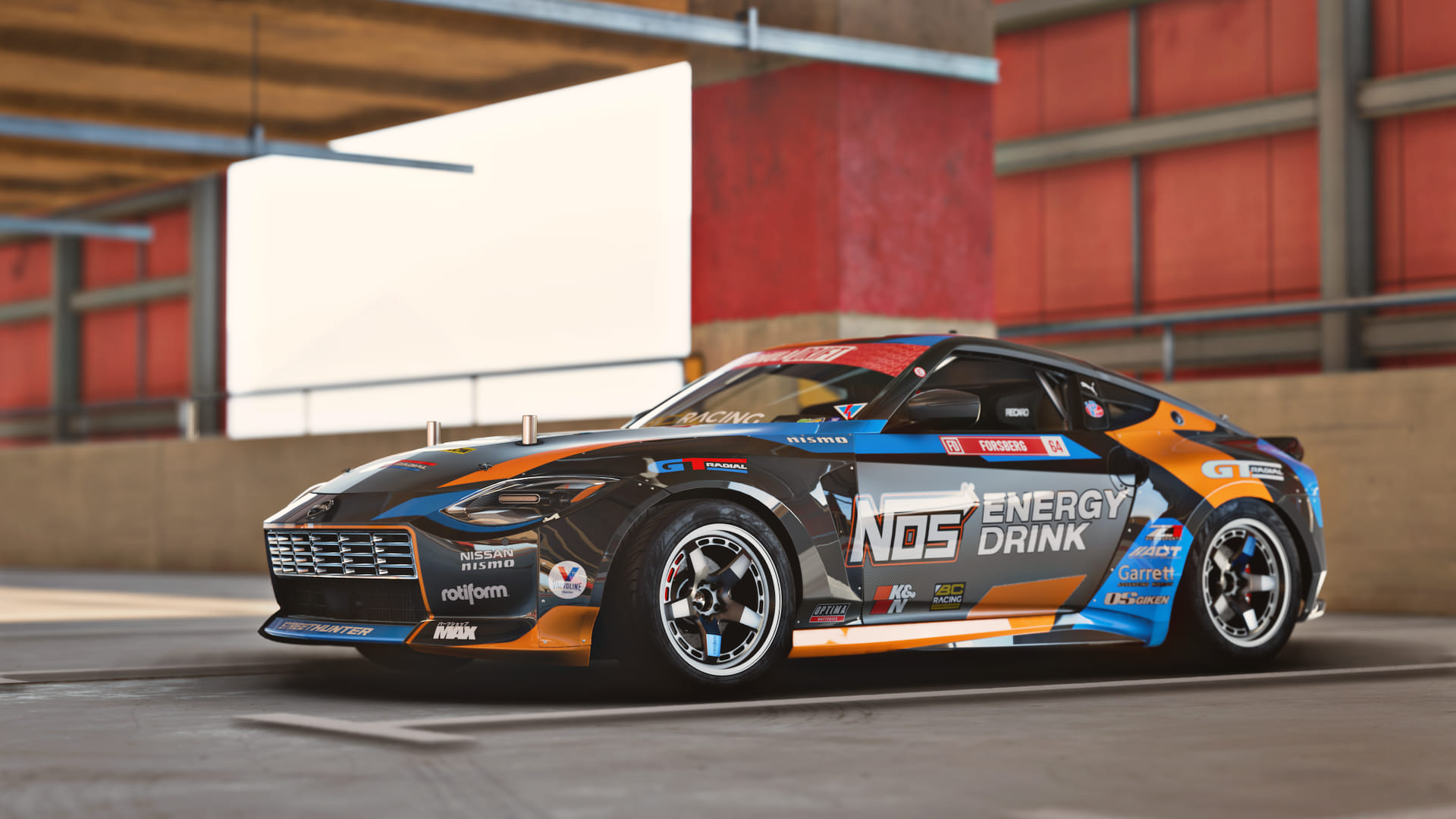Forza fans, ready to rip?! Chris Forsberg's #64 370Z is now