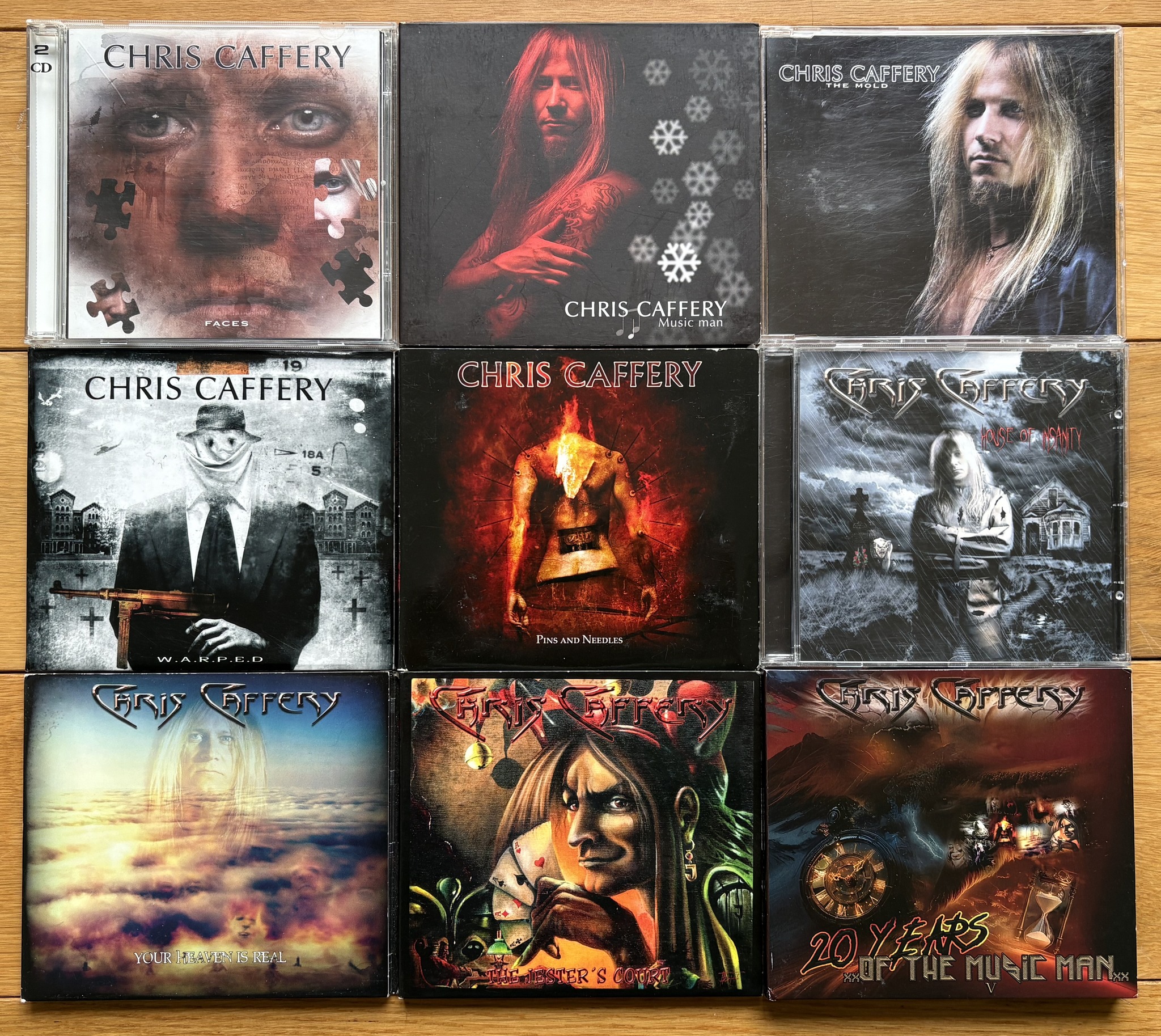 Chris Caffery ソロCD 7枚セット　Savatage Happy 59th birthday to Savatage and Trans-Siberian Orchestra