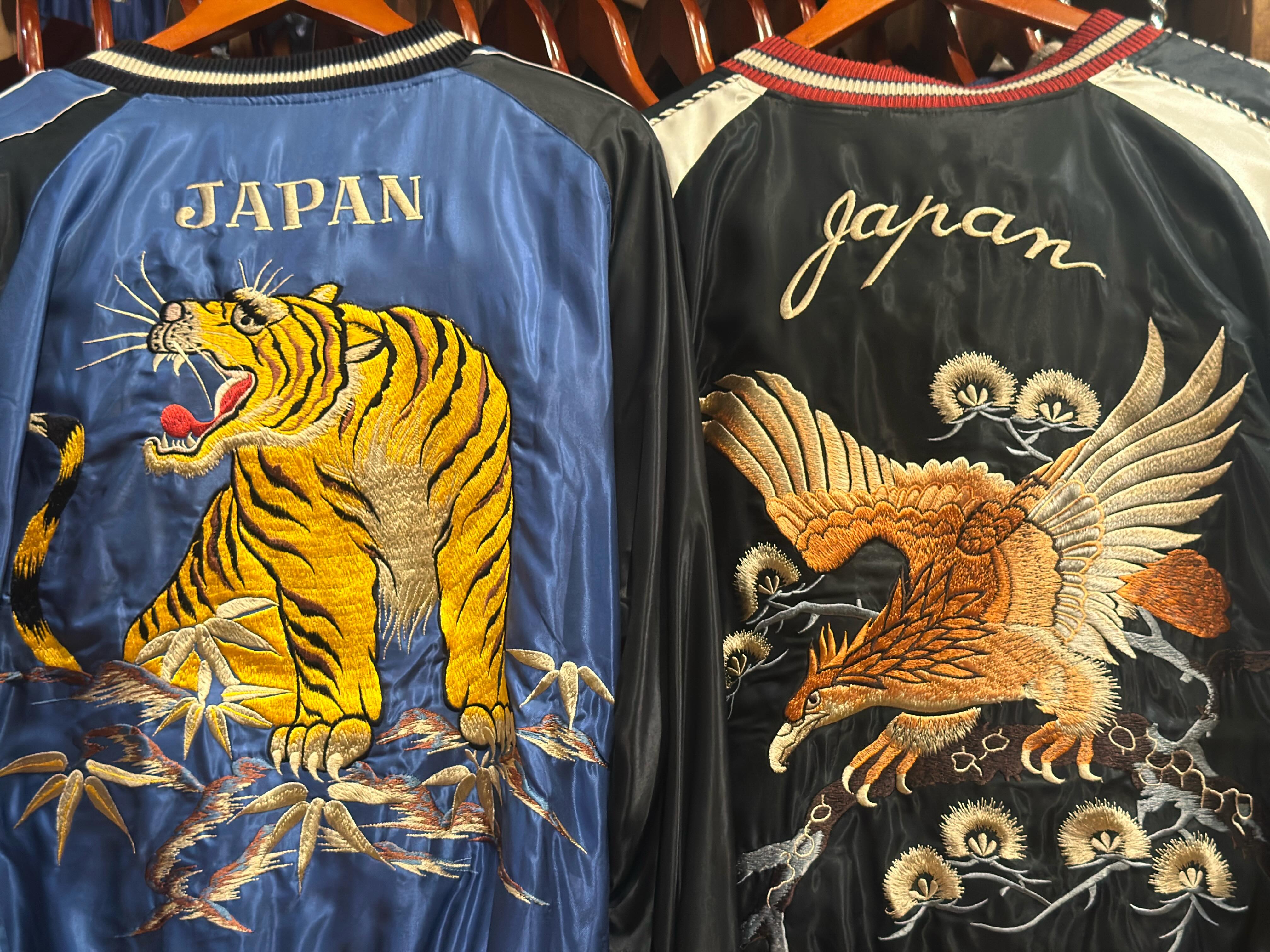 TAILOR TOYO Early 1950s Style Acetate Souvenir Jacket “EAGLE