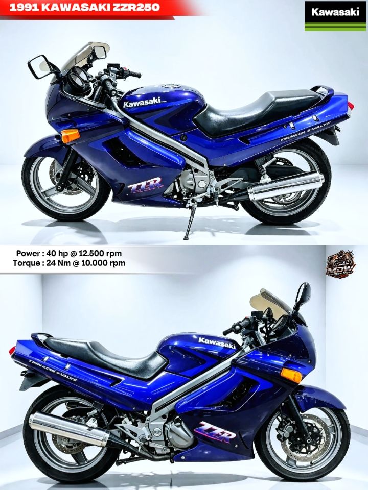 1991 Kawasaki ZZR250 — The Little Sportbike With a Big RPM