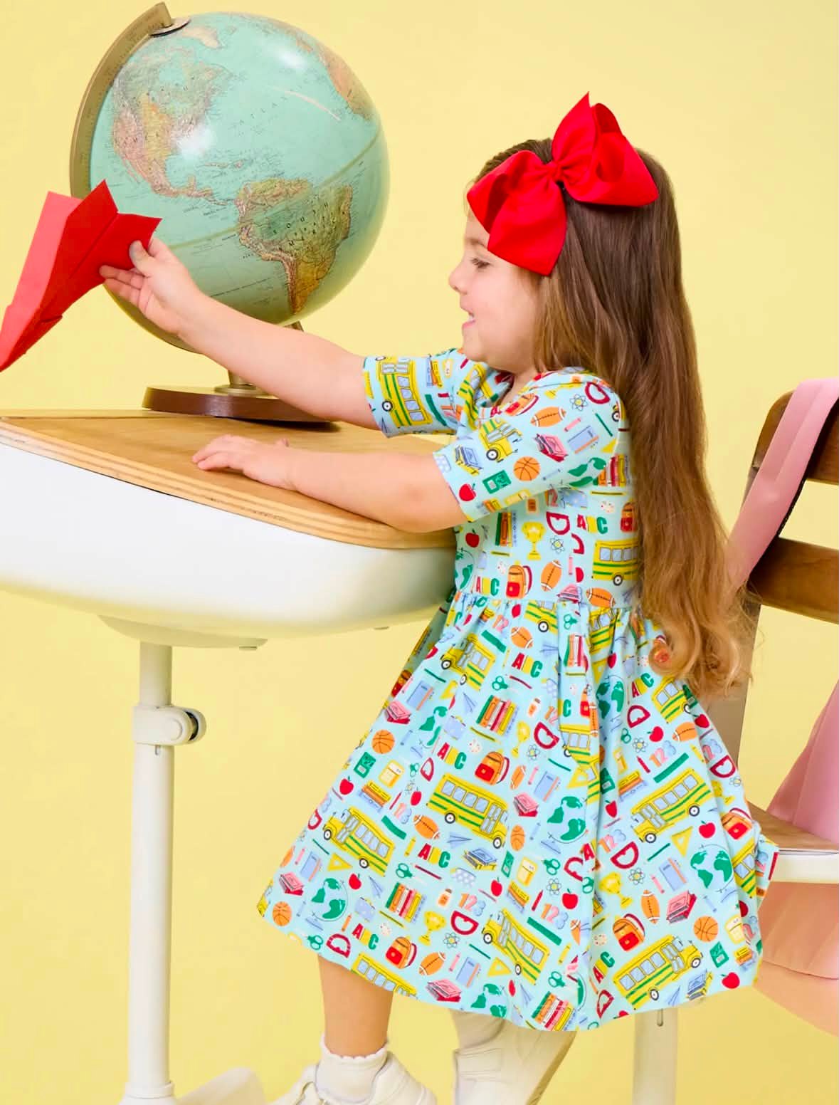 nine britton renie knit dress Back-to-school twirl dresses and PJs at Seeds & Saplings package-length_8.0