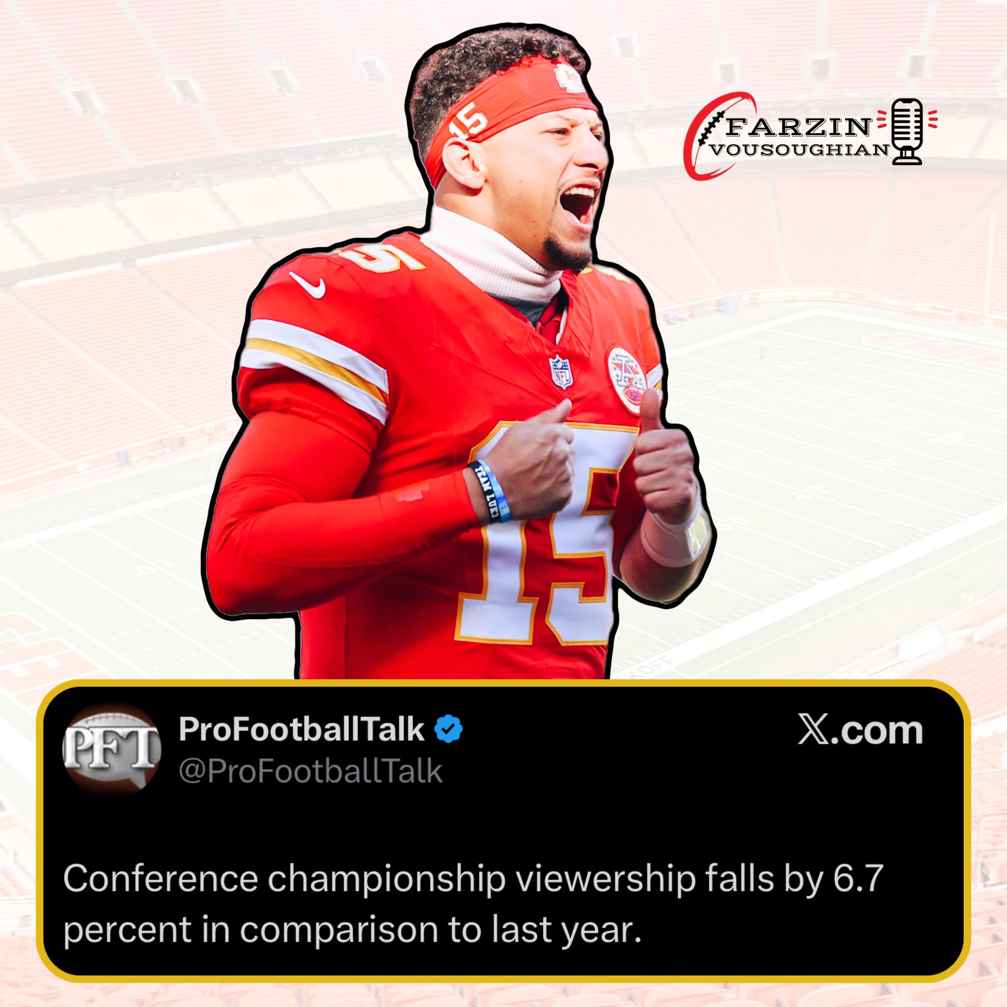 Farzin - They miss Mahomes in the playoffs. | Facebook