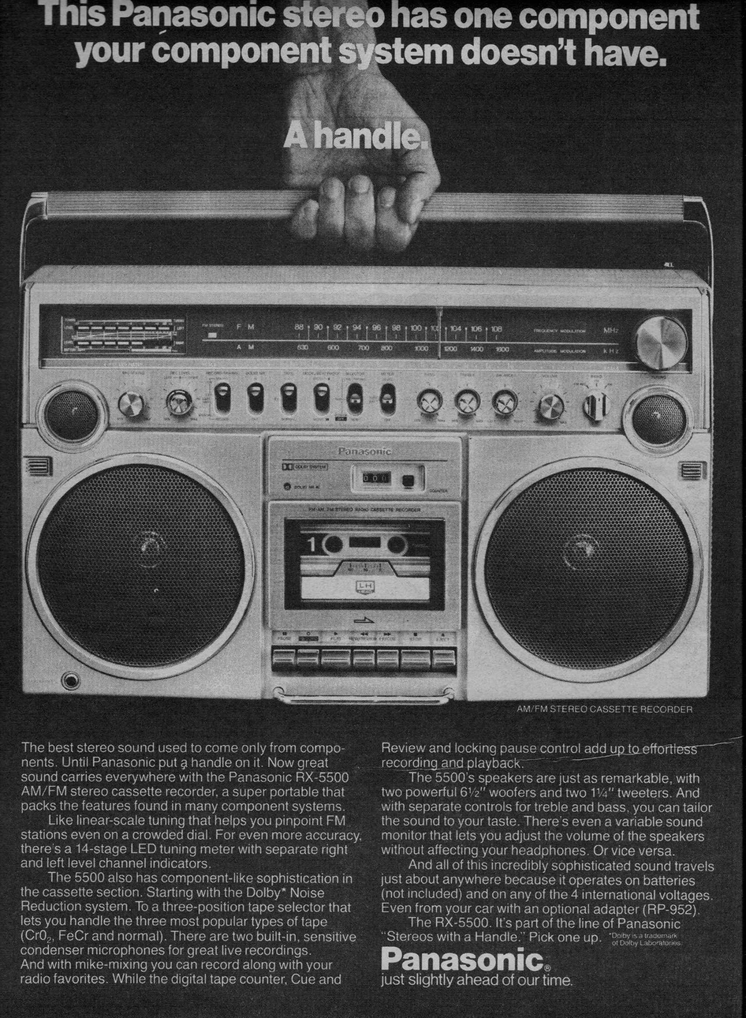Panasonic SG-J500 Portable Stereo (1984) ⏪🎚