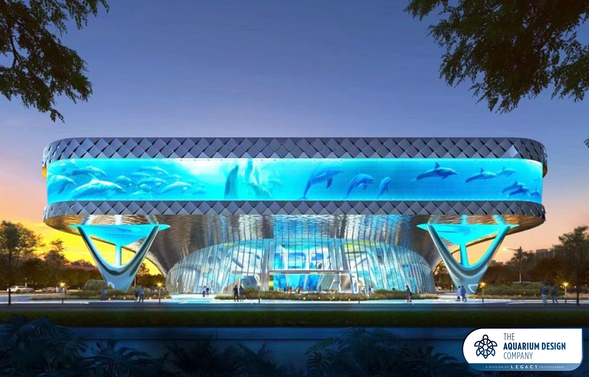 Beijing Haichang Ocean Park aquarium design by Legacy Entertainment