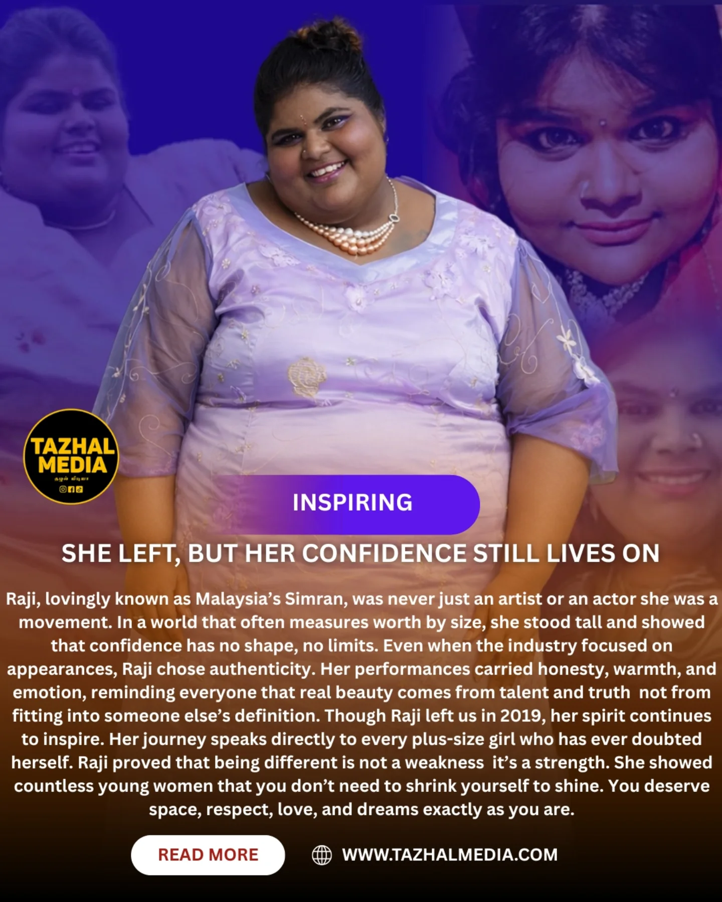 Tazhal - Raji, lovingly known as Malaysia’s Simran, was never just an ...