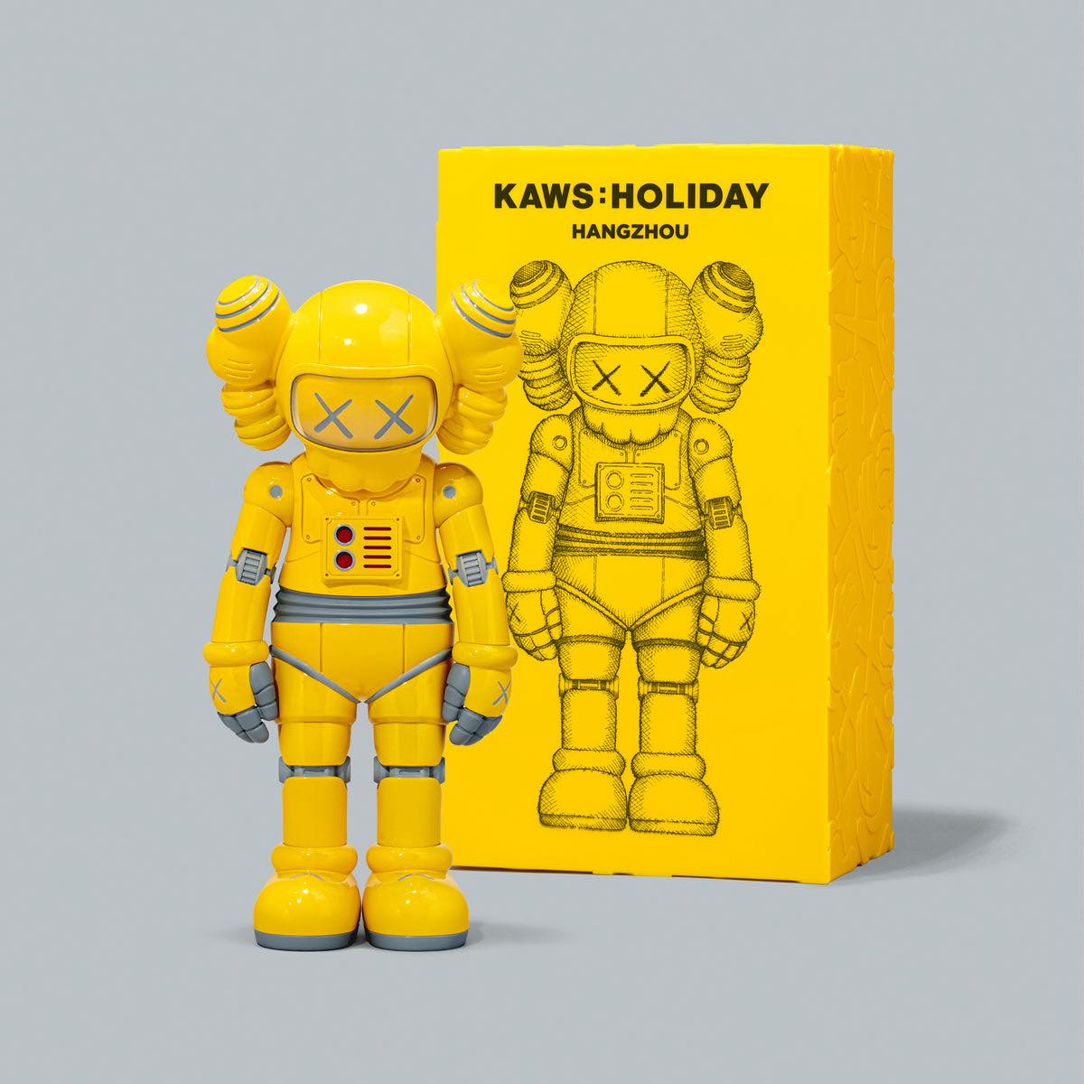 KAWS:Holiday Hangzhou yellow figure for sale