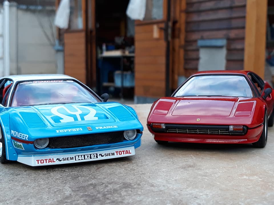 Ferrari 308 GTB models by Revell and Monogram