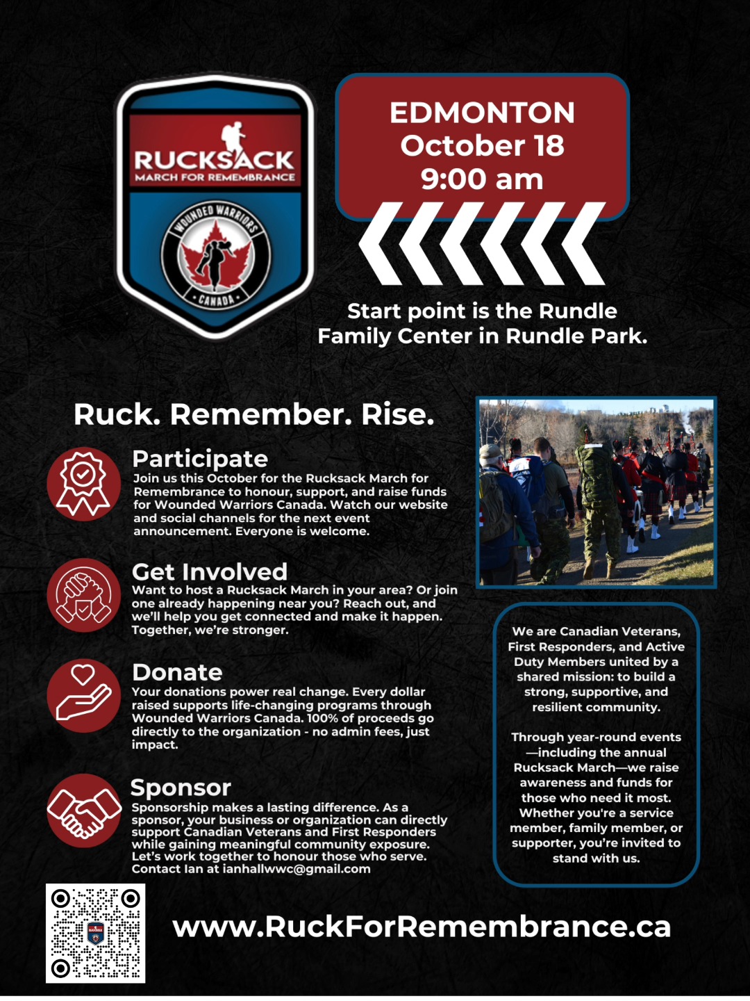 Rucksack March for Remembrance