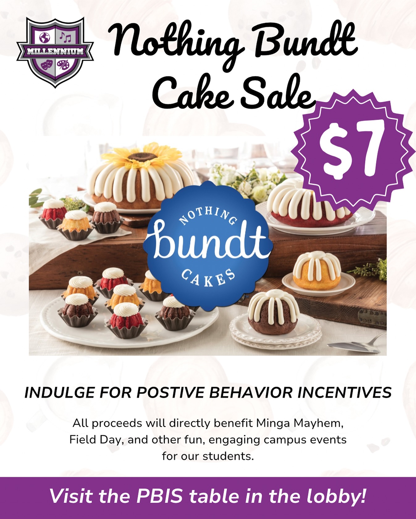🎂 Sweet treats for a sweet cause! 🎂 Grab your Nothing Bundt Cake for ...
