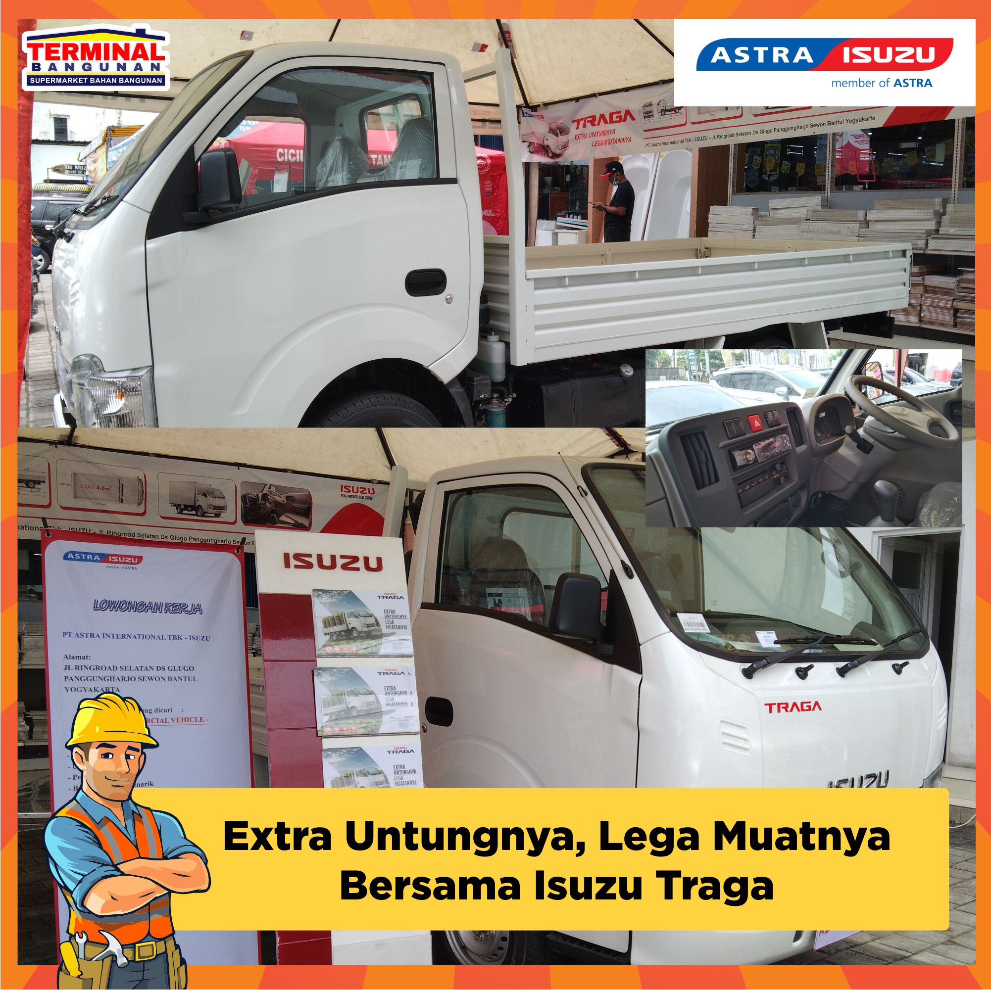 Terminal Bangunan - Isuzu Traga yang tangguh dan tahan banting kini ...