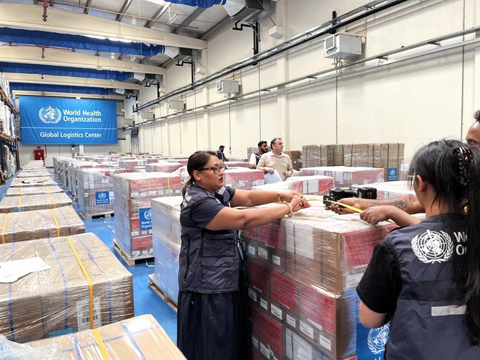 Regional Director Saima Wazed today visited WHO Global Logistic Centre ...