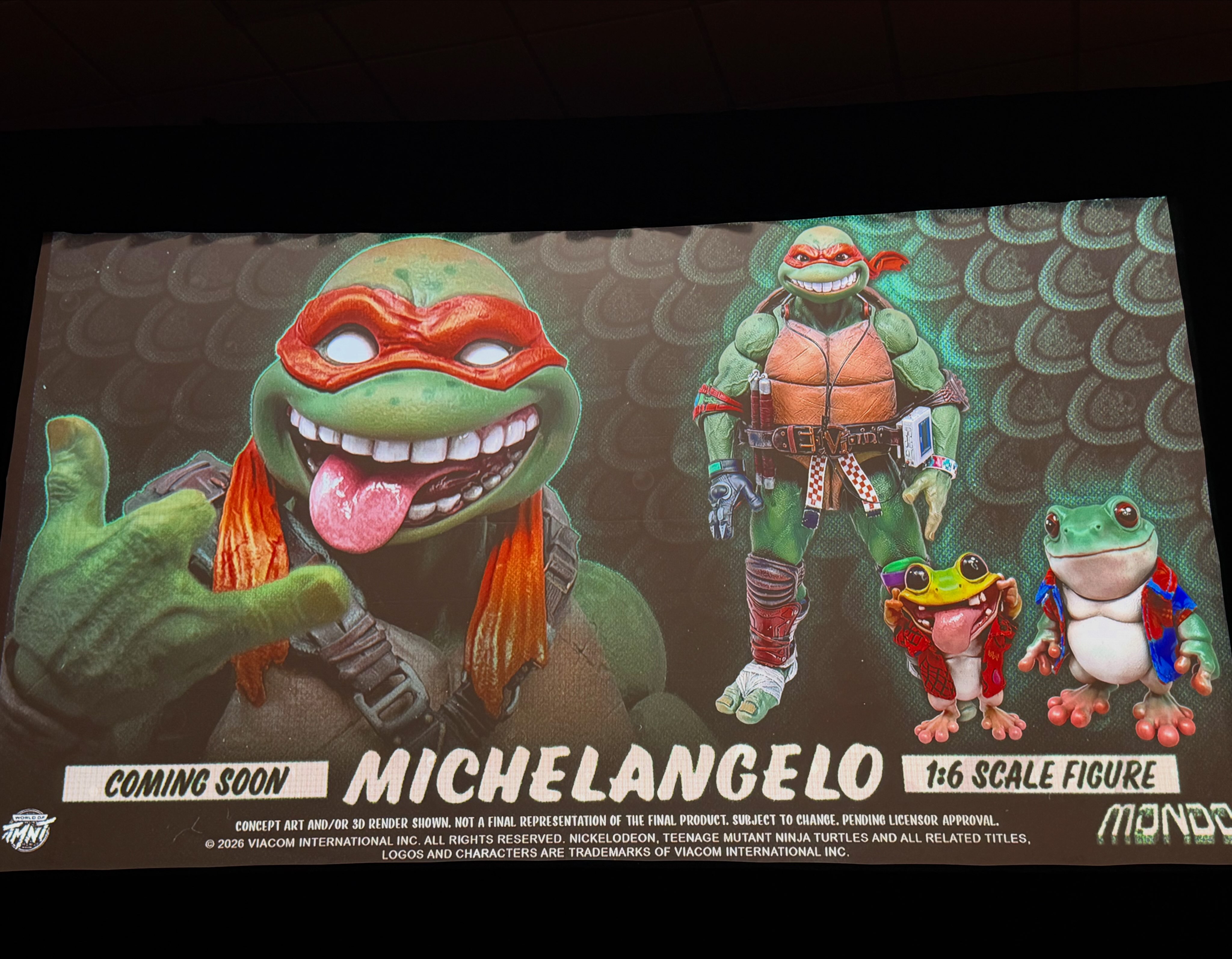 MONDO 1/6th SCALE MIKEY! And the Punk Frogs. Coming soon! #mondo