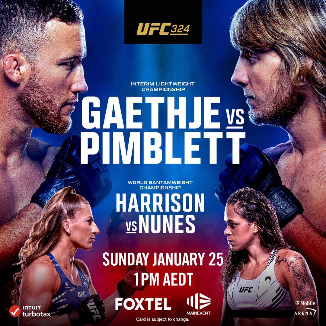 Briars - 🔥 UFC 324 - LIVE & LOUD 🔥 Gaethje vs Pimblett 📅 Sunday 25 ...