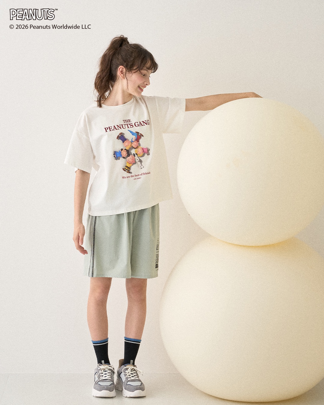 ⇔ pom ponette junior（ポンポネットジュニア） PEANUTS × pom