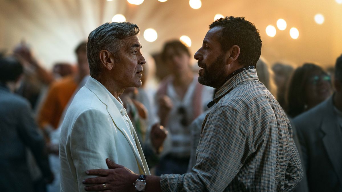 Akron - George Clooney and Adam Sandler star in the Netflix buddy ...