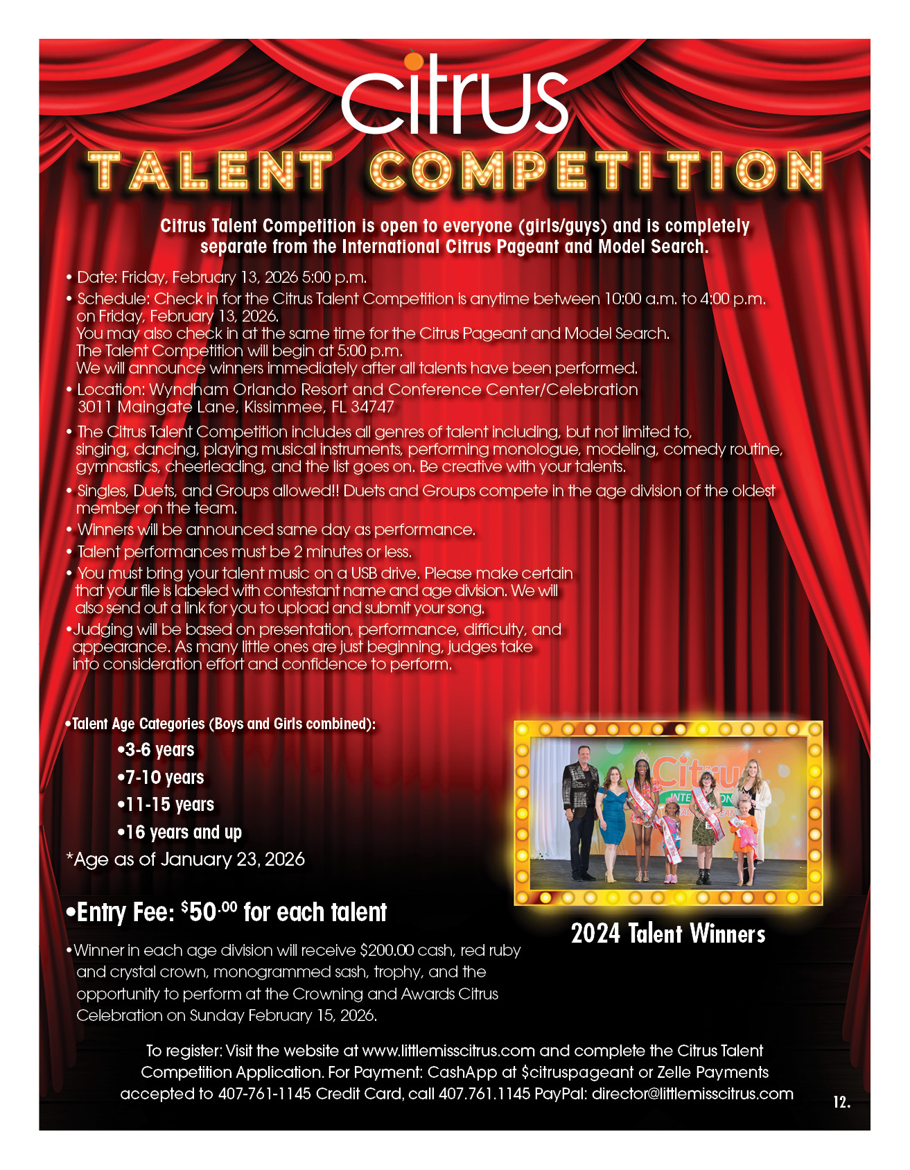 Citrus Pageant and Model Search
