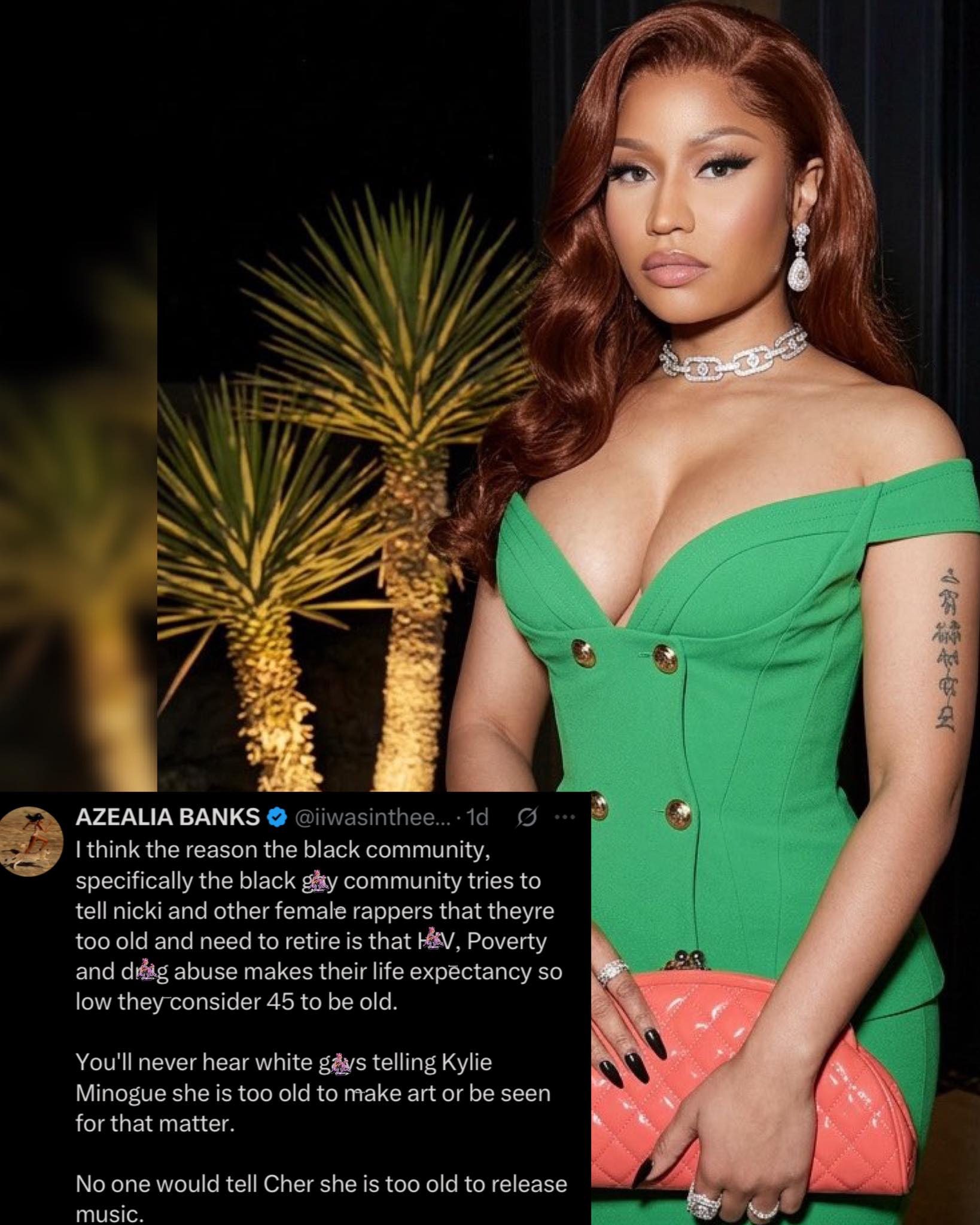 Azealia Banks faces backlash over Nicki Minaj comments
