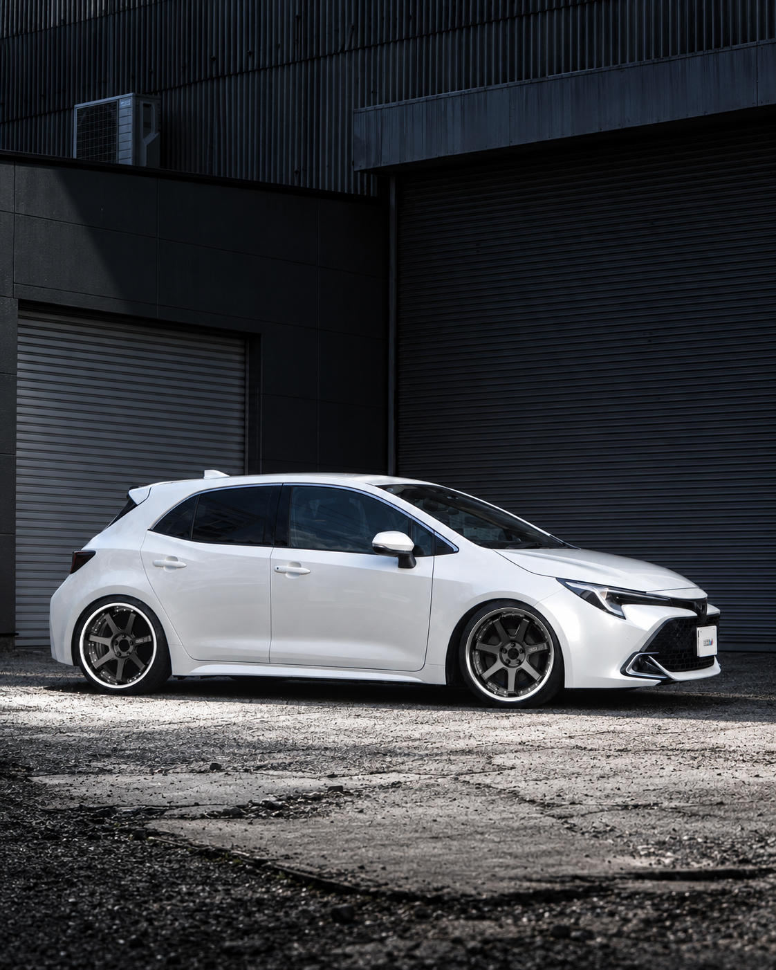 ssroptioncolor SSR Formula AERO SPOKE 18inch WHITE +BRUSH BLUE
