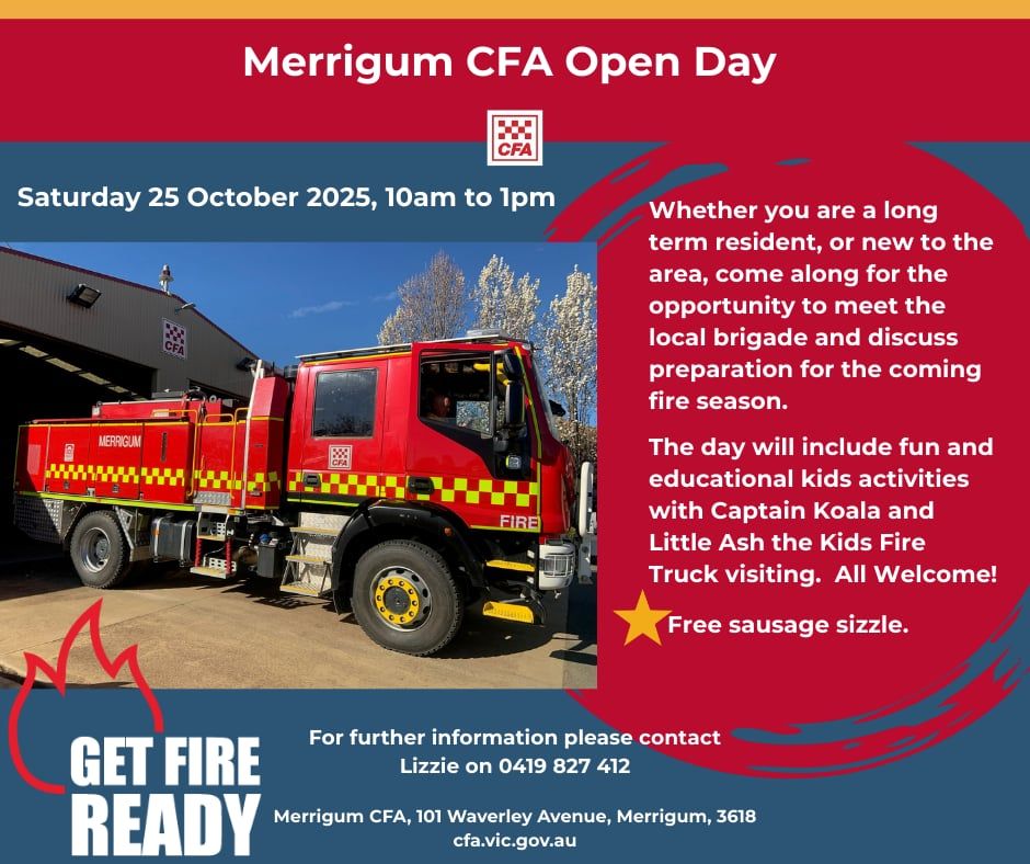Merrigum Fire brigade Open day