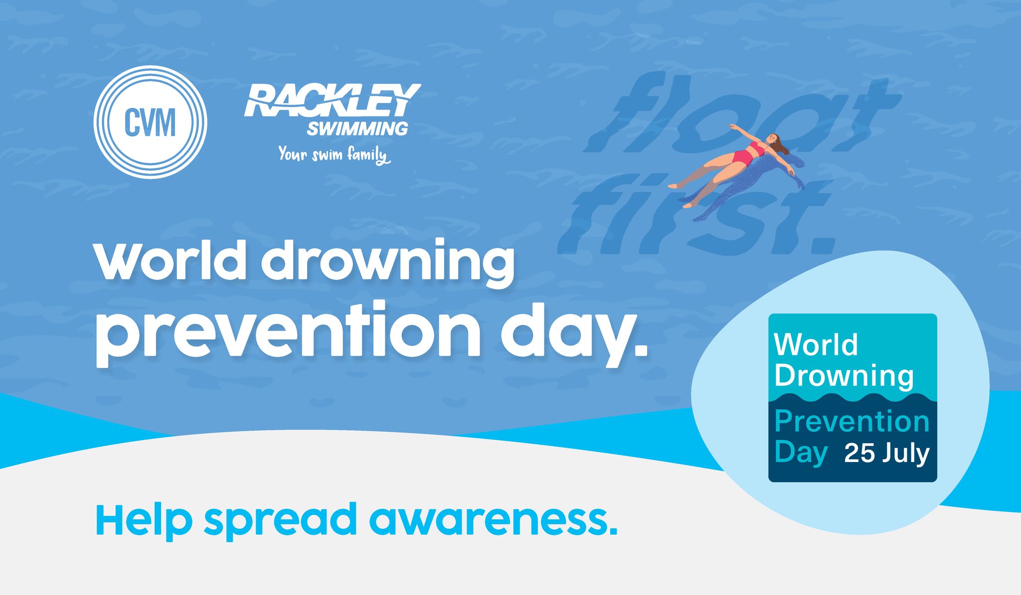 🌊 World Drowning Prevention Day... - Rackley Swimming Robina | Facebook