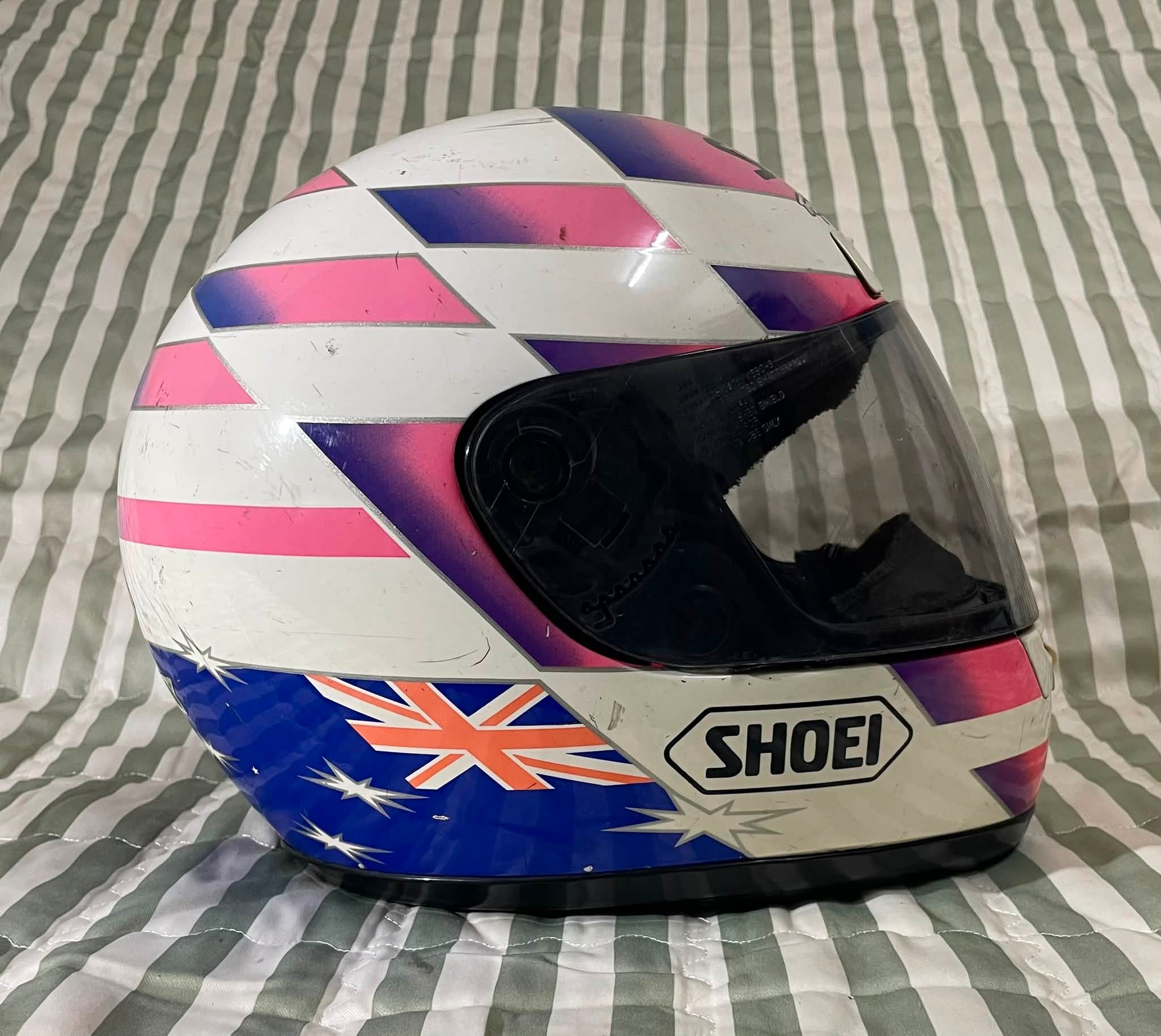 希少✨ SHOEI X-8 Gardner Troy Lee Designs M Vintage Shoei X-8SP Wayne Gardner replica helmet