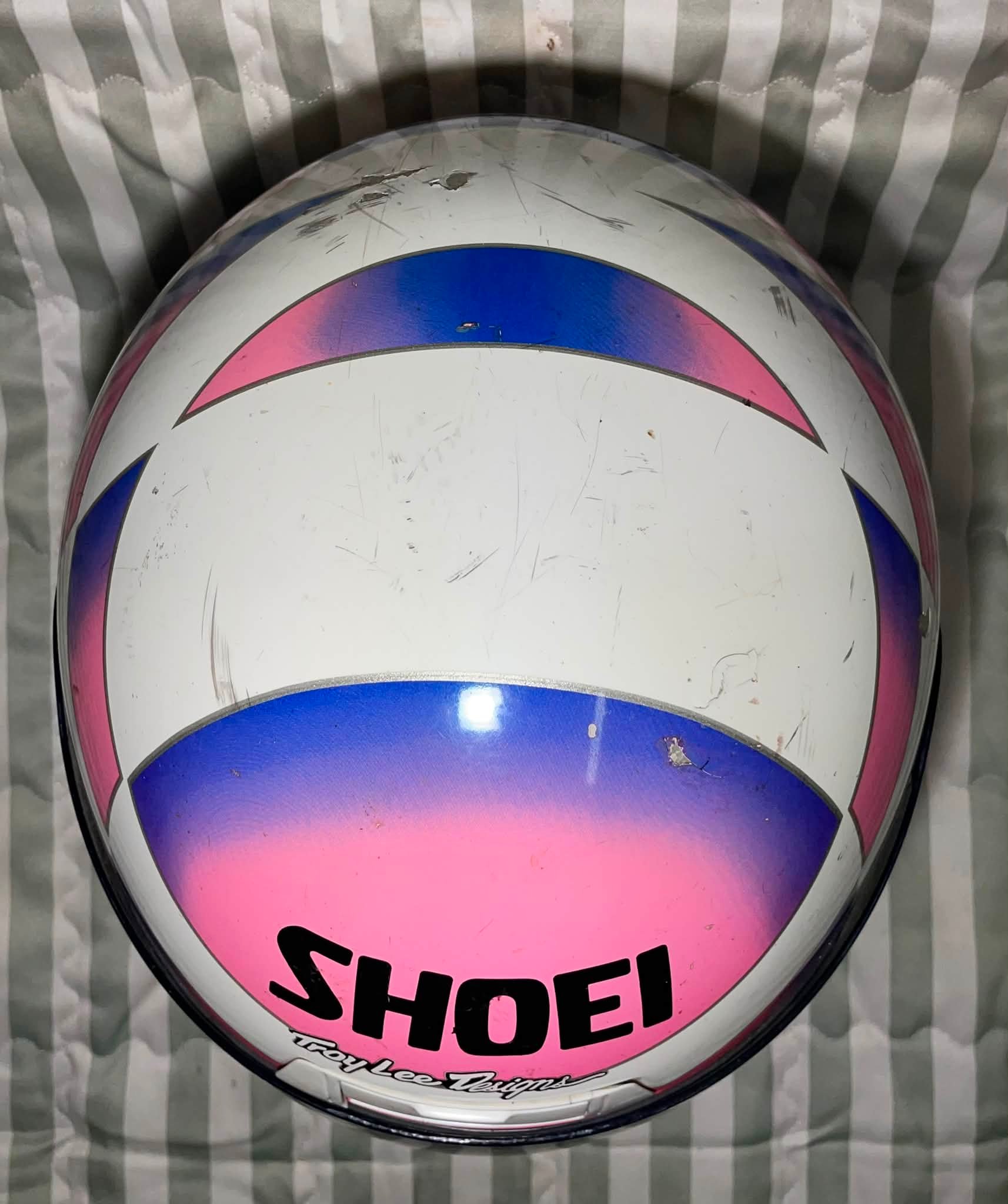 Vintage Shoei X-8SP Wayne Gardner replica helmet
