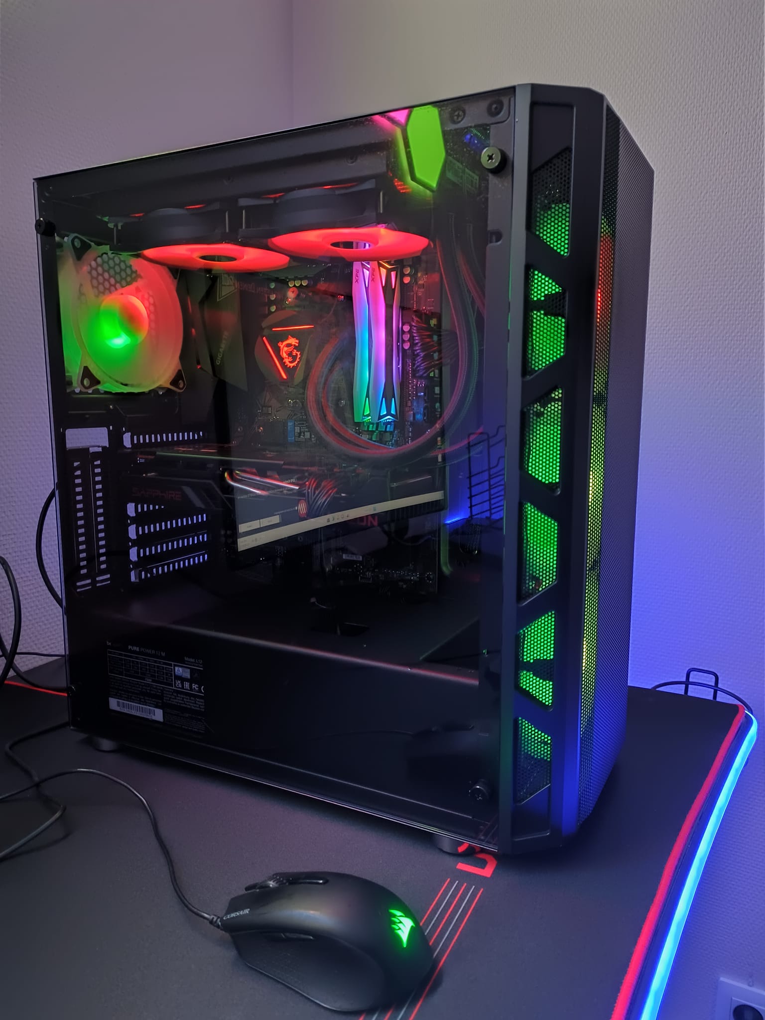 Ryzen 7 5700x and RTX 3060 Ti gaming setup