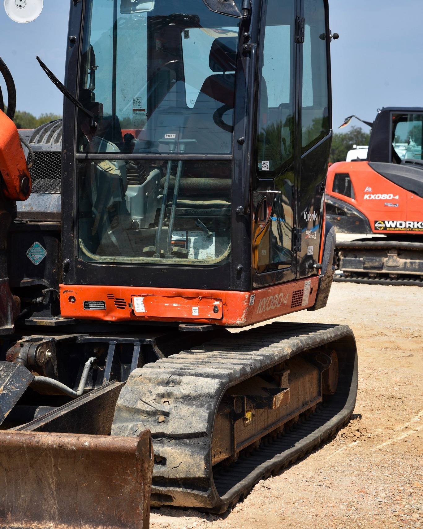 Kubota U48 for tight access demolition and utility trenches