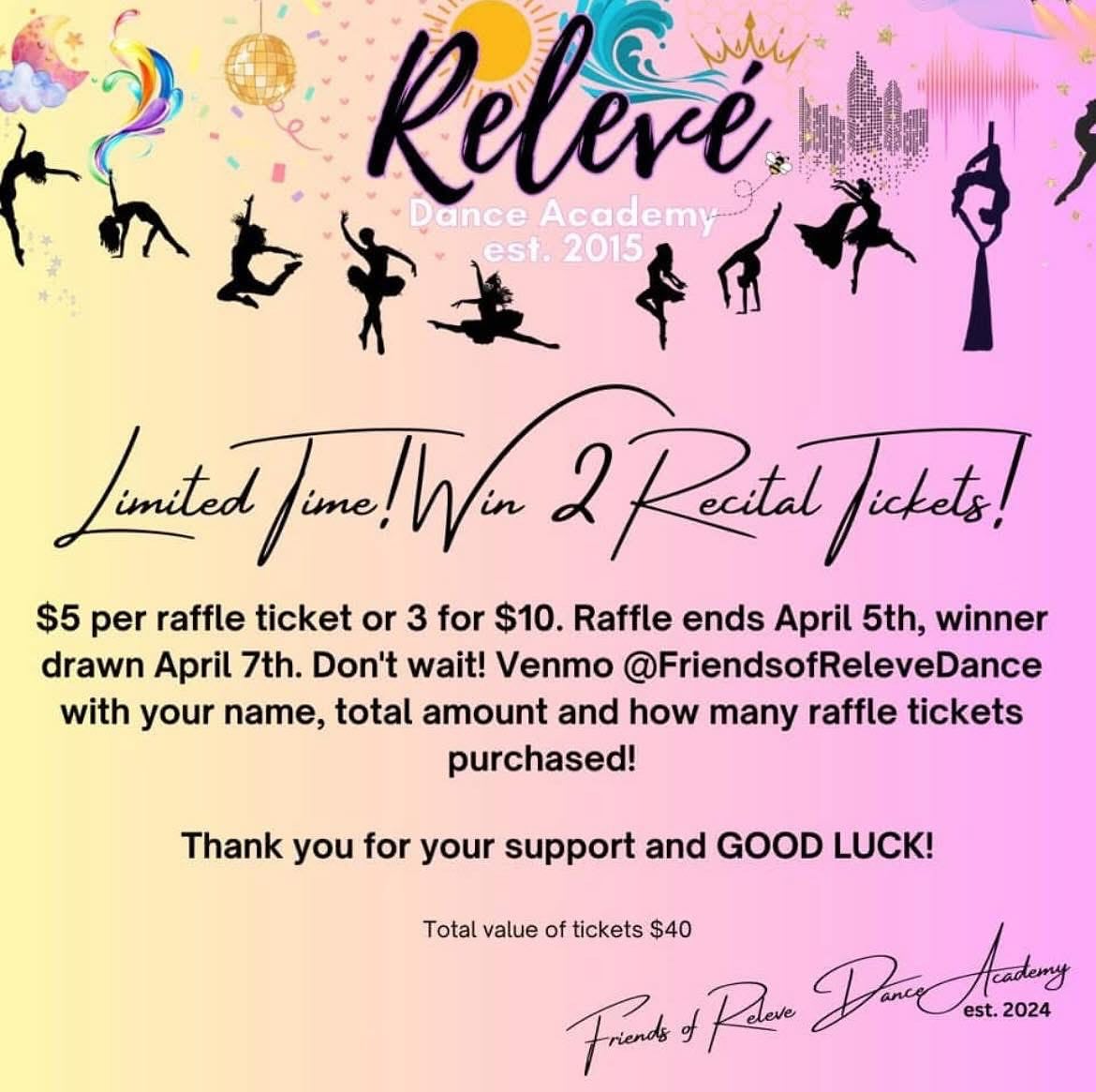 Relevé - Fun new raffle for our incredible competition team ...