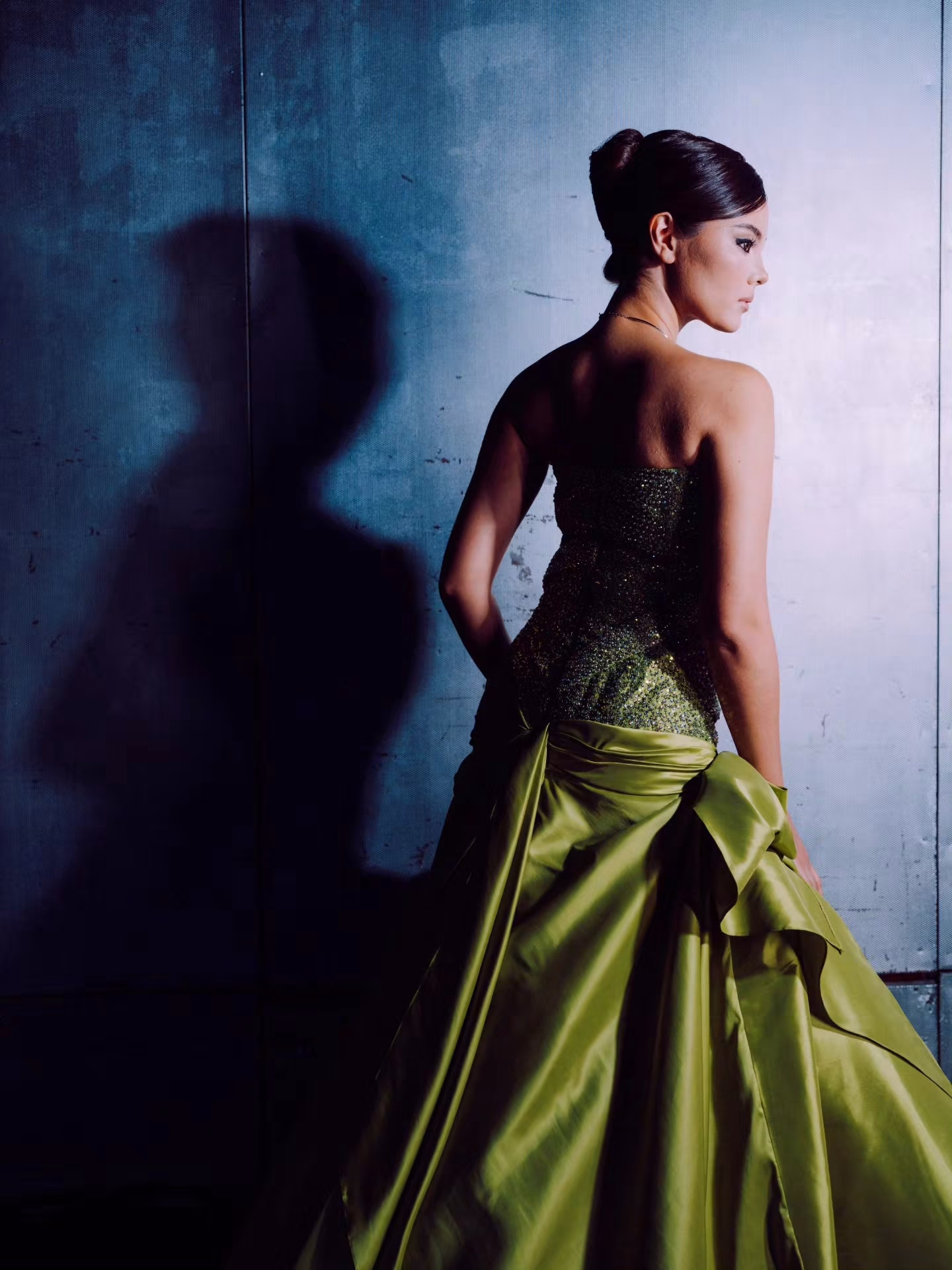 catriona gray green dress Brown Boots
