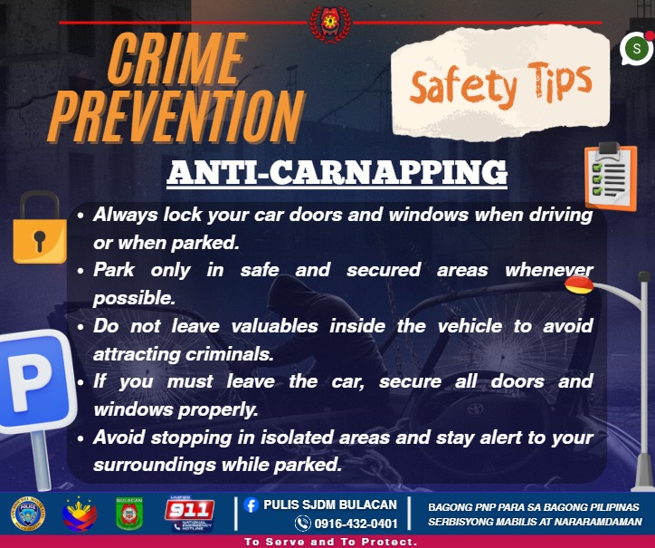 Pulis - Crime Prevention Tips ANTI-CARNAPPING # ...