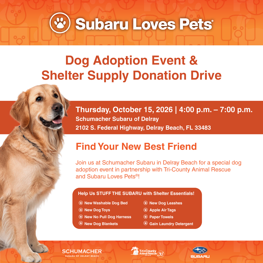 Dog Adoption Event & Shelter Donation Drive