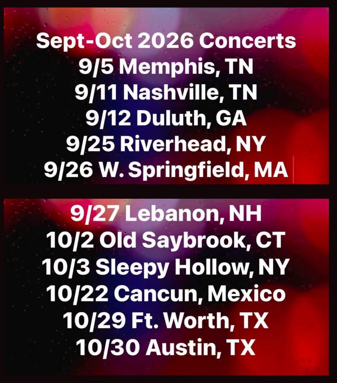 The Smithereens in concert with John Cowsill on February 26, 2027