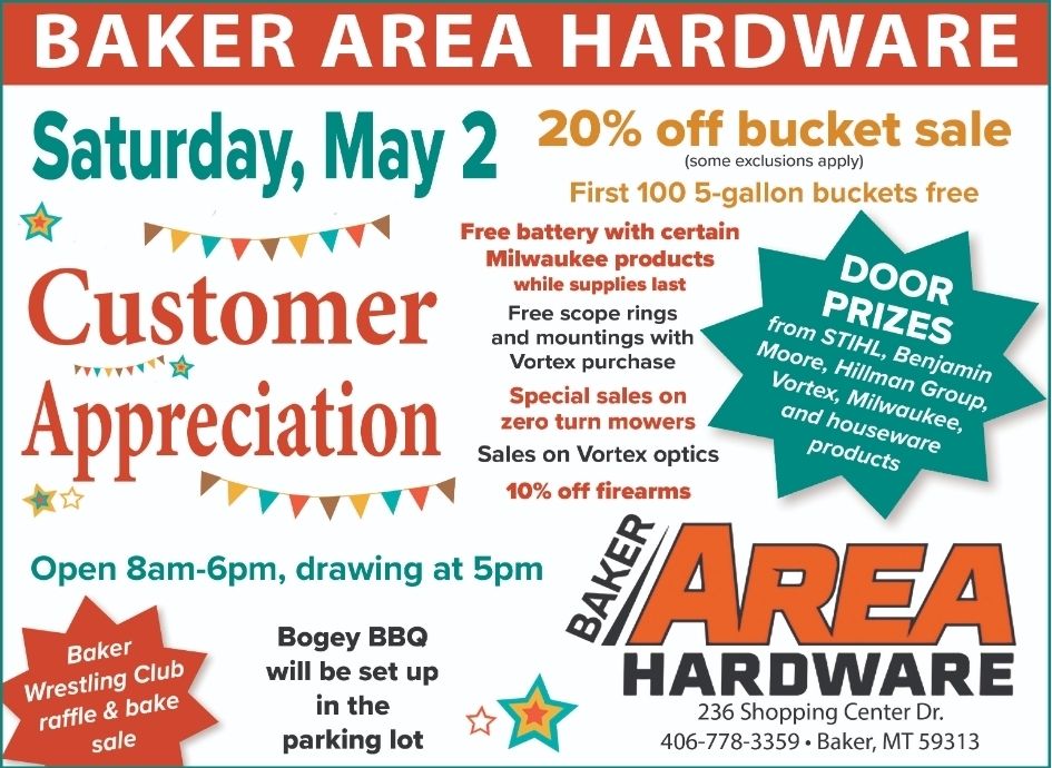 Baker Area Hardware (@bakermtace) • Facebook
